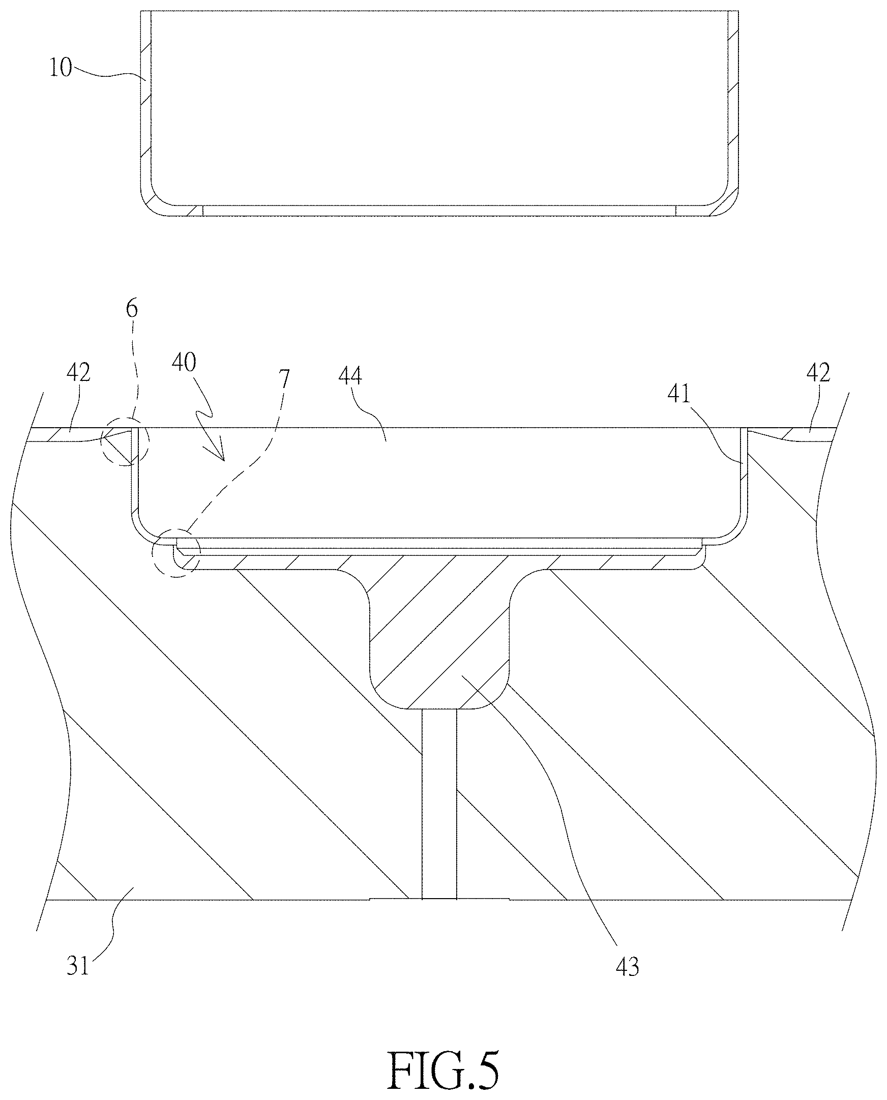 Patent US11772310 Figure 5 – Frame with an outer silicone layer and a manufacturing method of forming the silicone layer on the outer part of frame