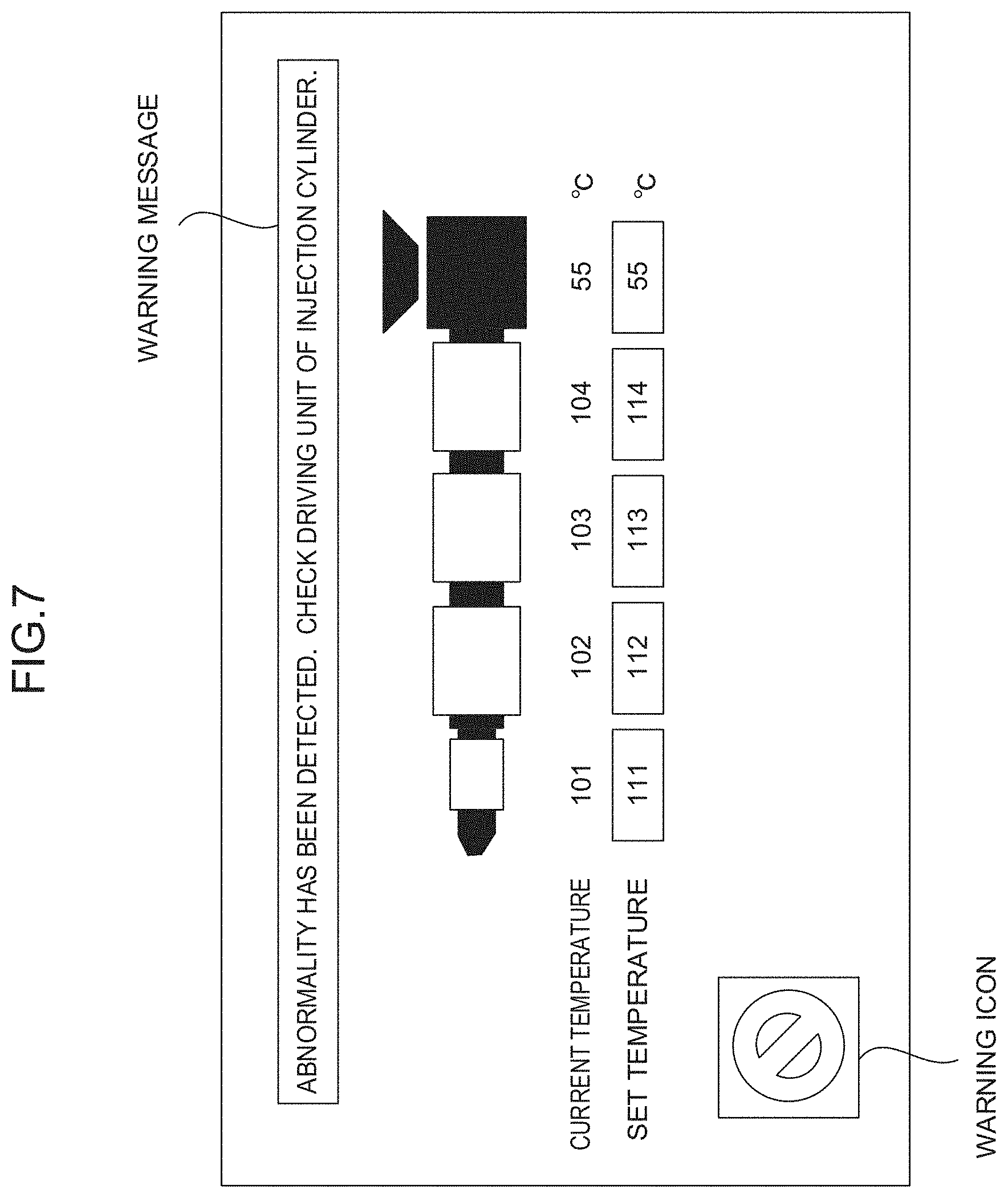 Patent US11772312 Figure 7 – State determination device and state determination method for determining operation state of injection molding machine