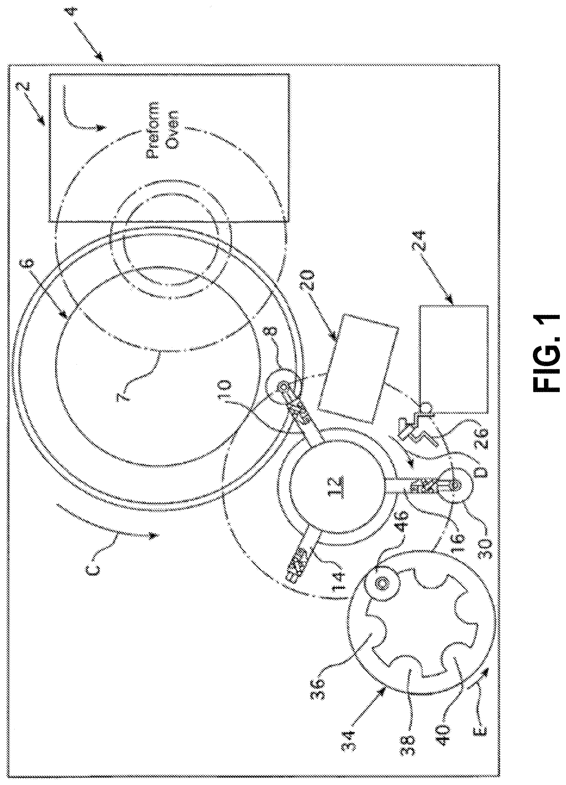 Patent US11772317 Figure 1 – Energy efficient blow molder control