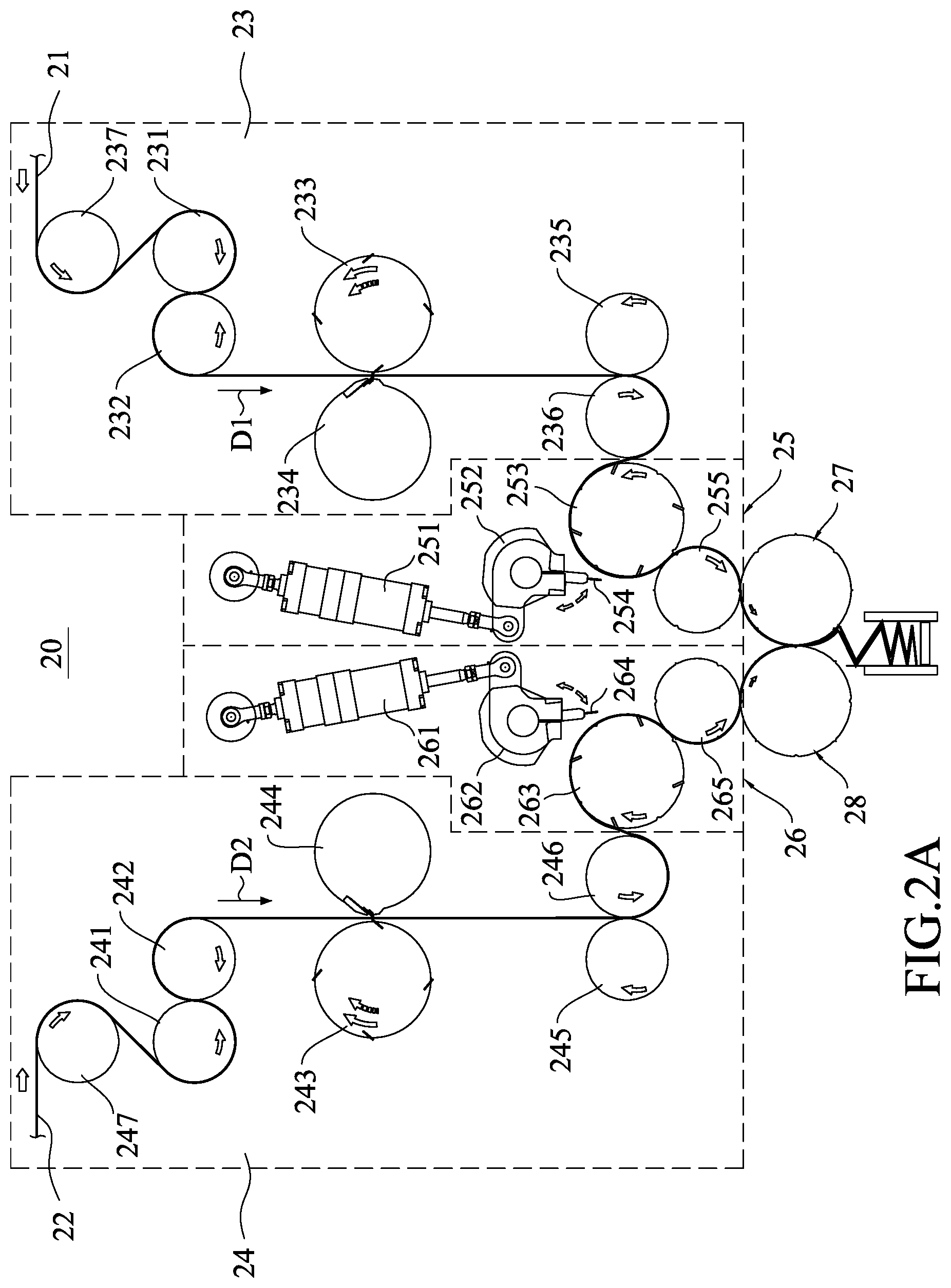 Patent US11772318 Figure 2 – Fiber product folding apparatus
