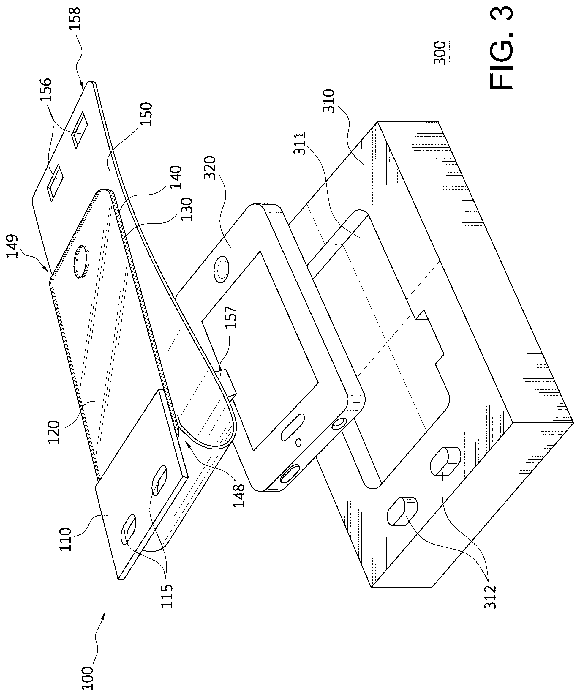 Patent US11772320 Figure 3 – Overlay applicator tray and method of using the same