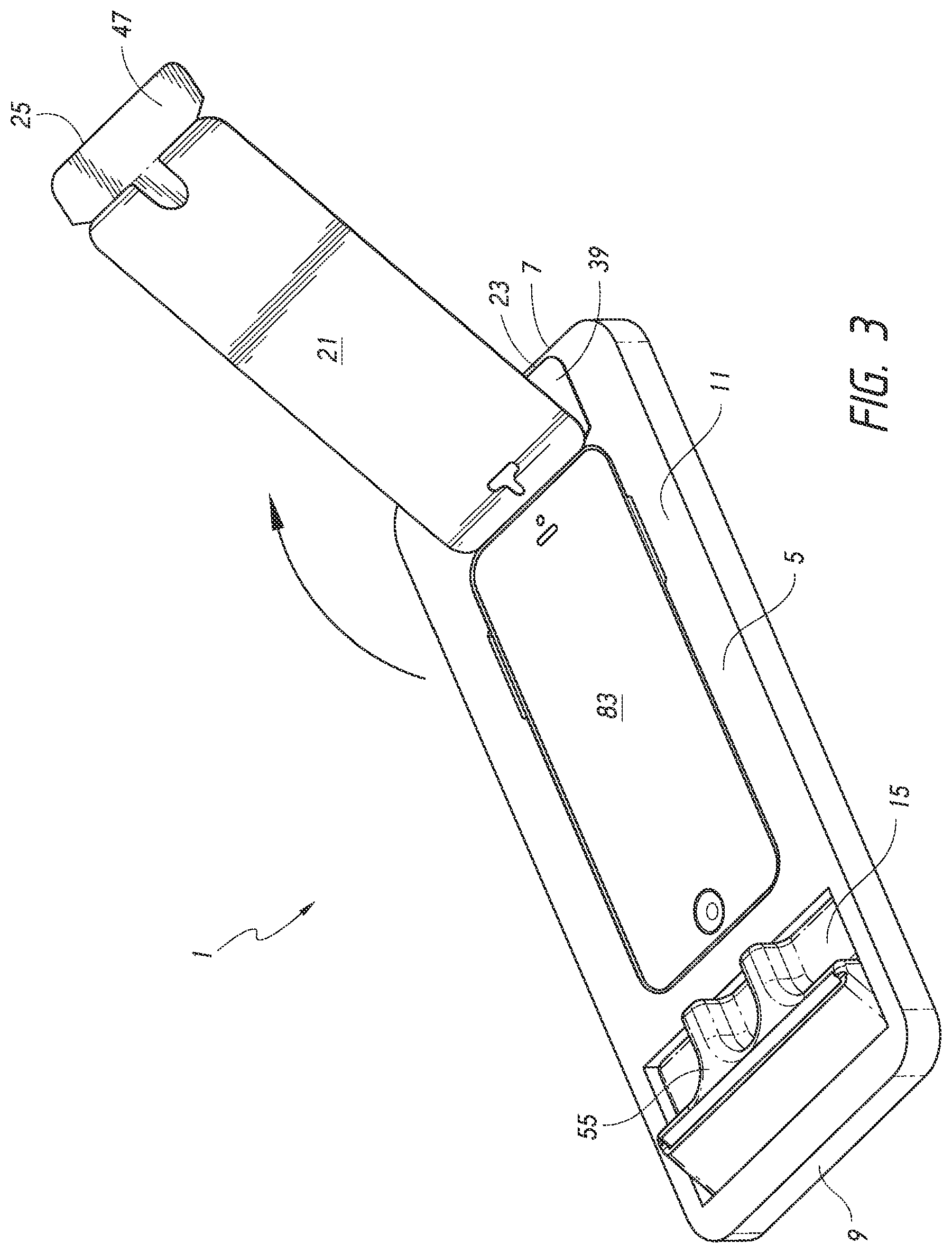 Patent US11772321 Figure 3 – Applicator for applying protective coverings to electronic device displays