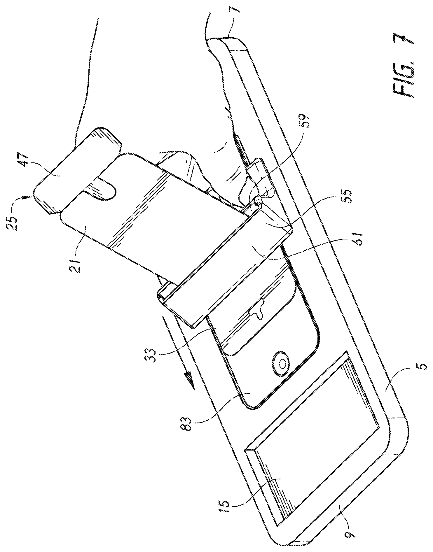 Patent US11772321 Figure 7 – Applicator for applying protective coverings to electronic device displays