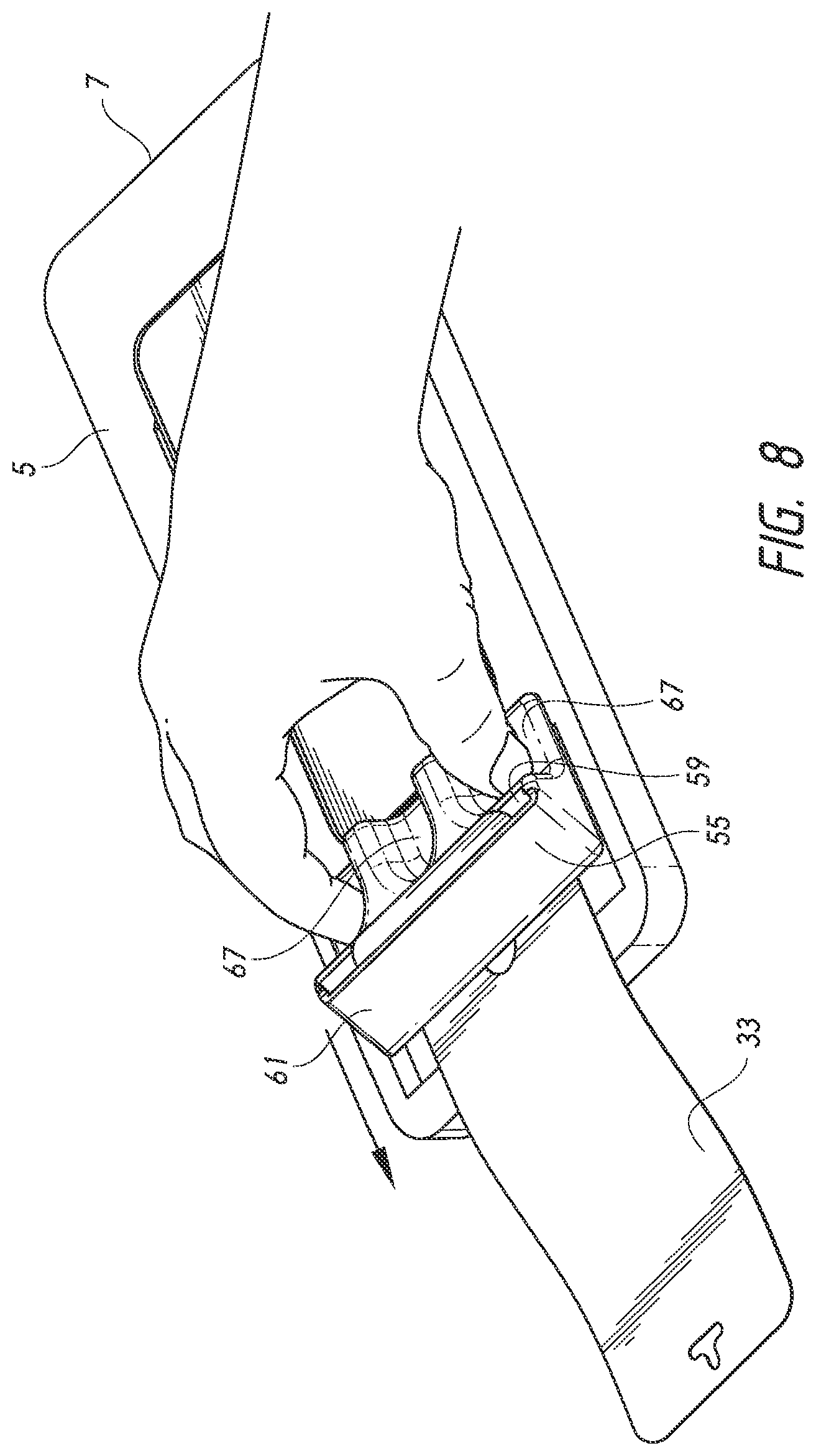 Patent US11772321 Figure 8 – Applicator for applying protective coverings to electronic device displays