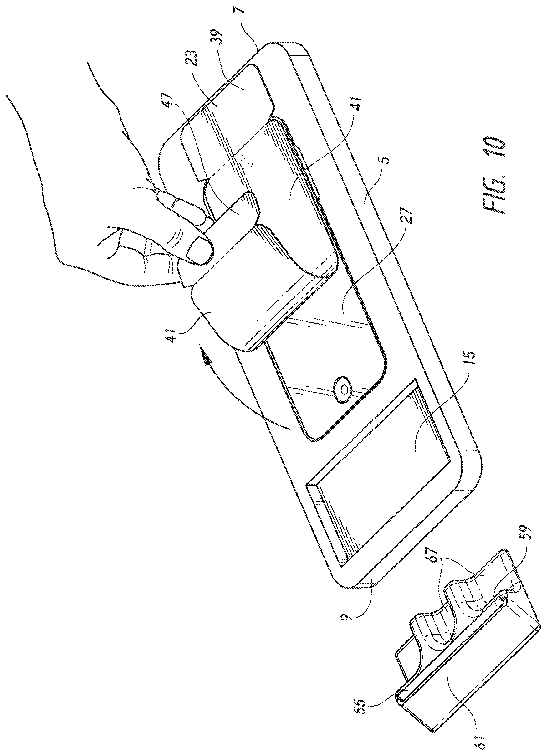 Patent US11772321 Figure 10 – Applicator for applying protective coverings to electronic device displays
