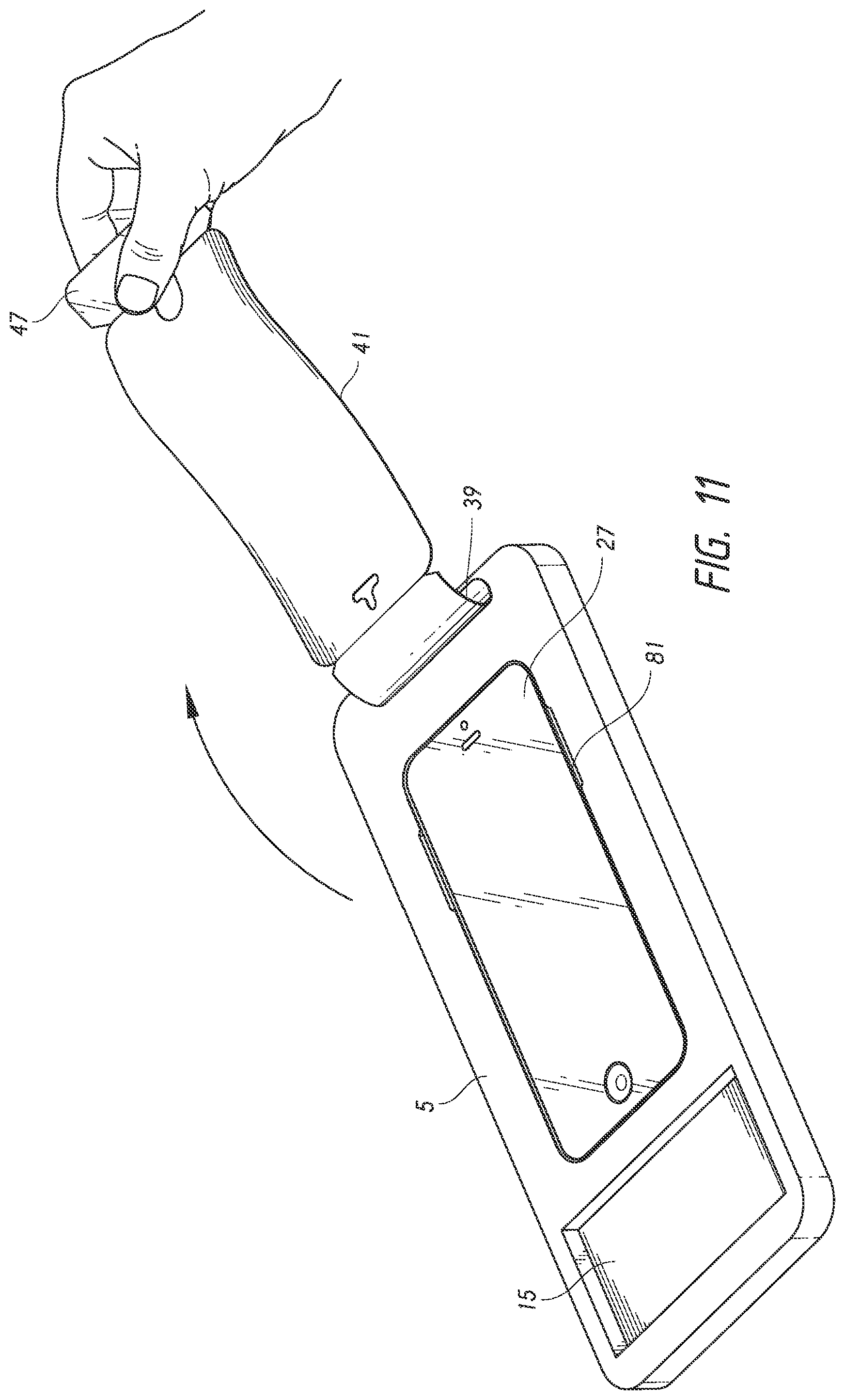 Patent US11772321 Figure 11 – Applicator for applying protective coverings to electronic device displays