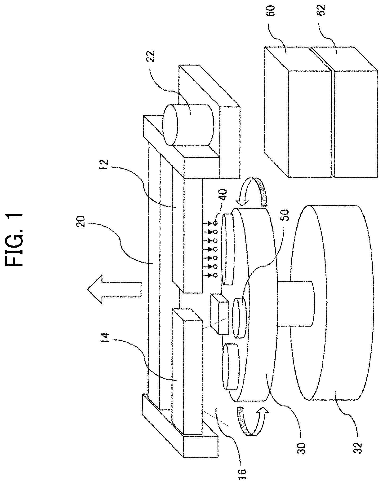 Patent US11772327 — Device for fabricating solid freeform object and method of fabricating solid freeform object — Figure 1