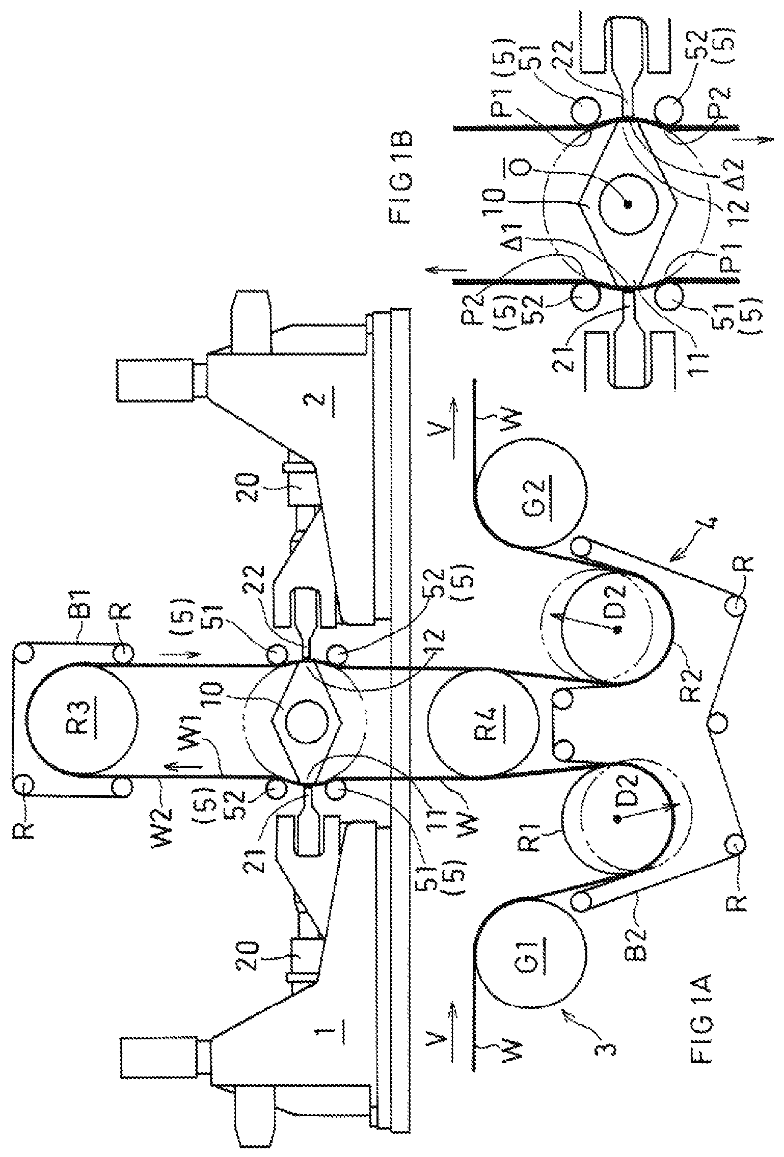 Patent US11772332 Figure 1 – Web welding system and welding method