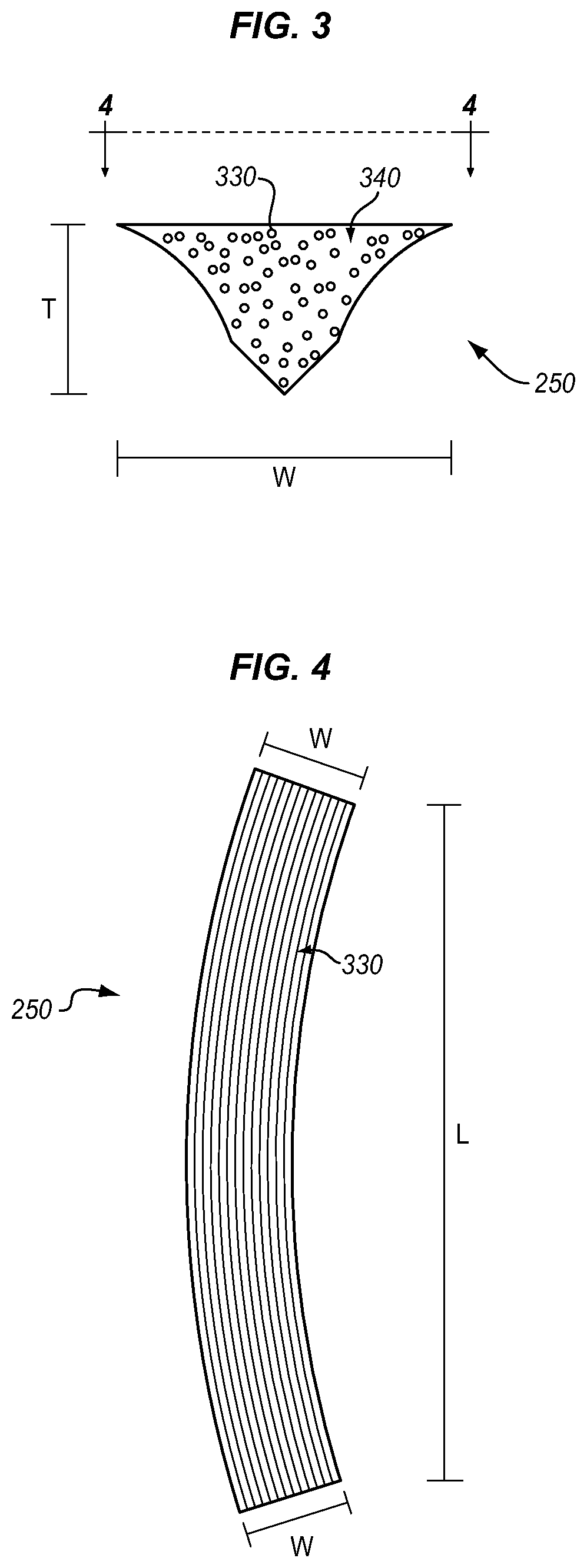 Patent US11772337 Figure 3 – Pultrusion systems that apply lengthwise curvature to composite parts