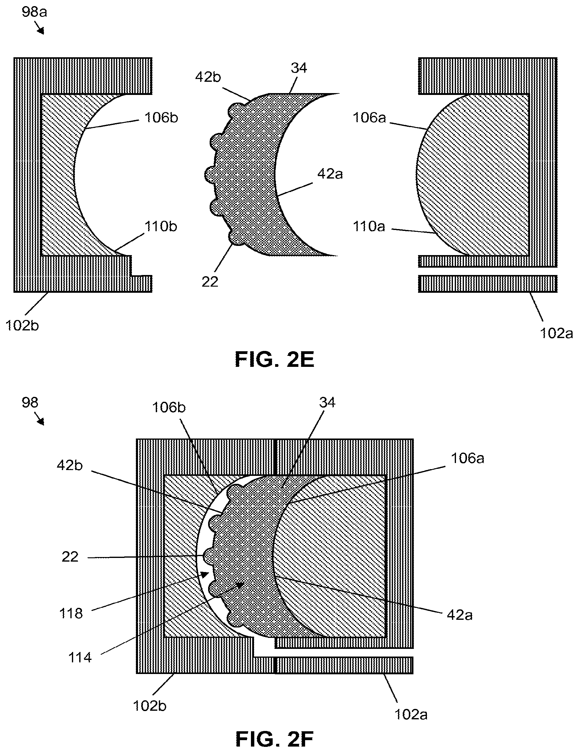 Patent US11772340 Figure 5 – Optical articles comprising encapsulated microlenses and methods of making the same