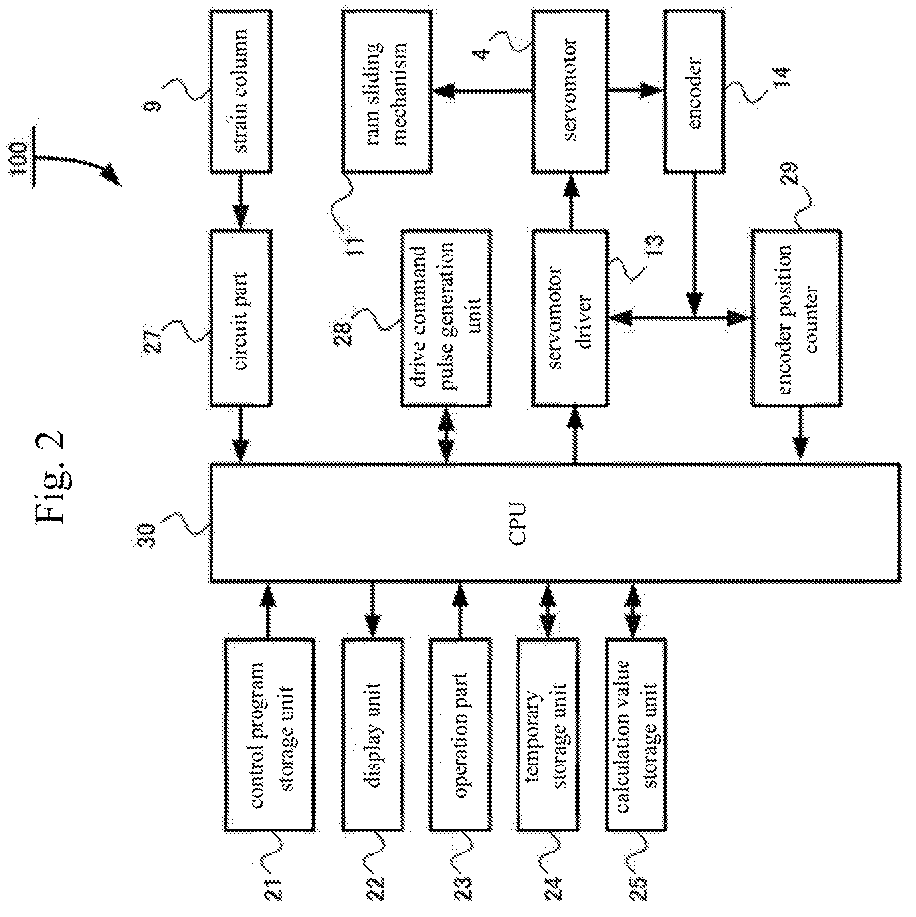 Patent US11772350 Figure 2 – Press device, load correction method, and recording medium