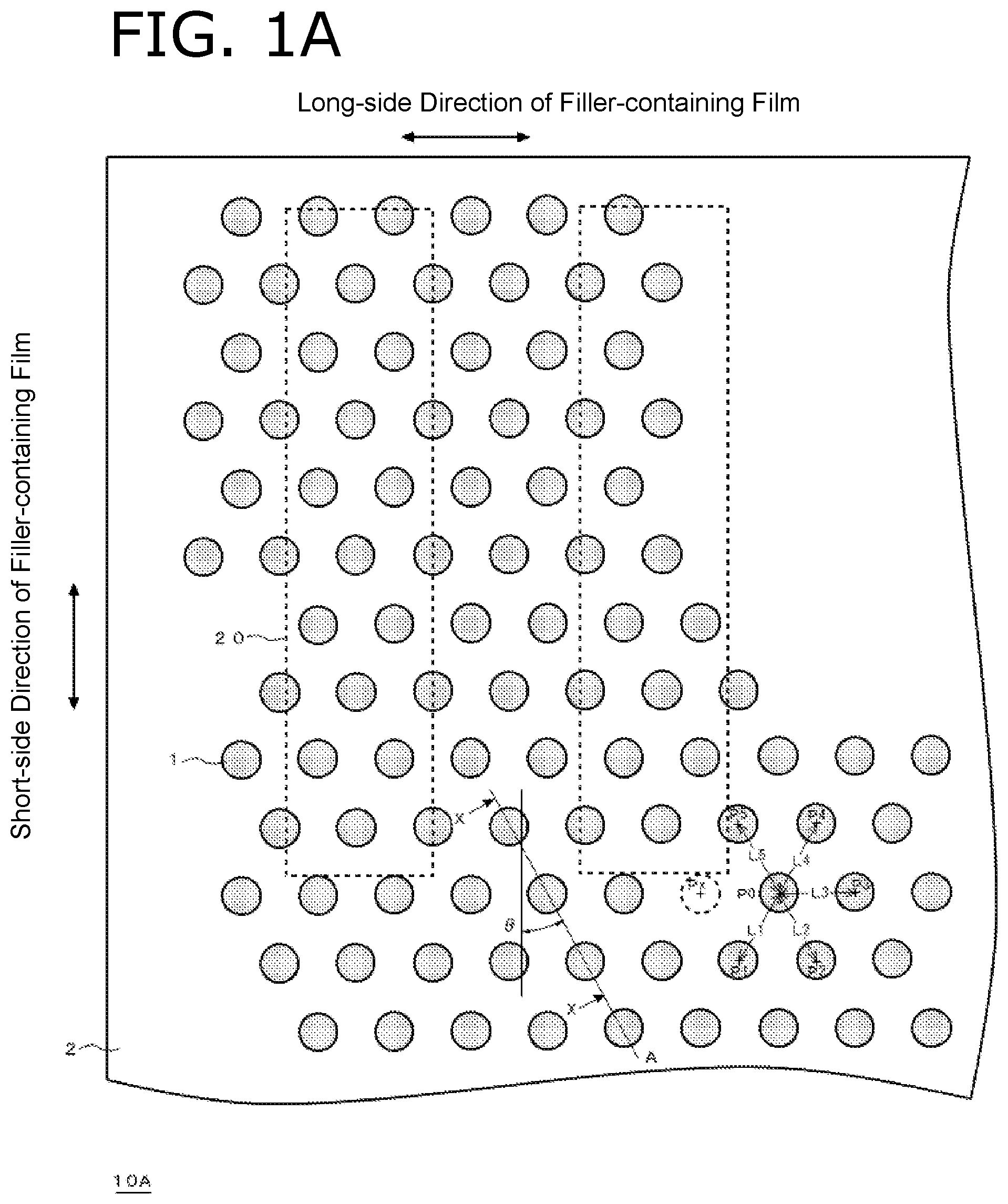 Patent US11772358 Figure 1 – Filler-containing film