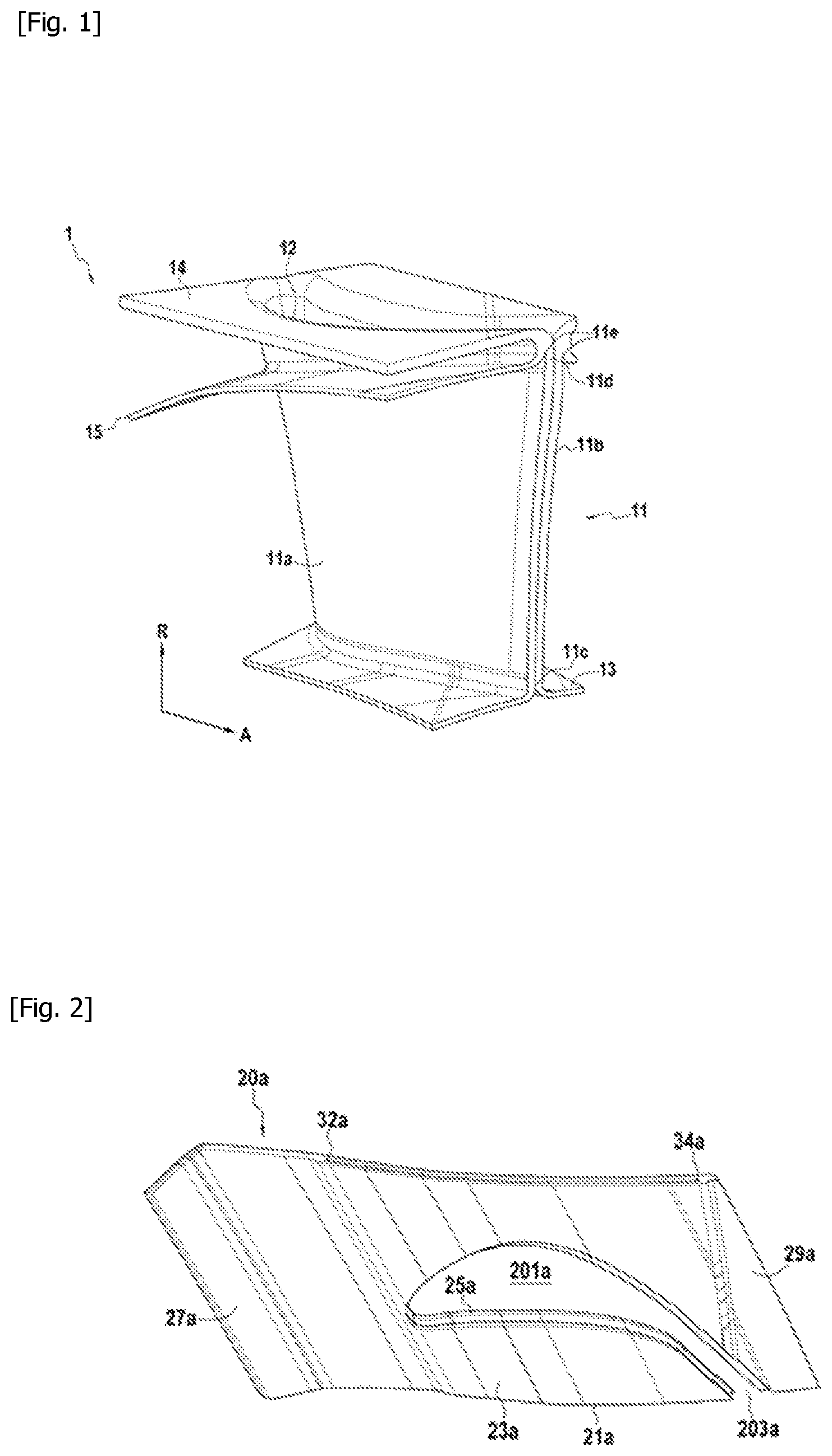 Patent US11772359 — Method for manufacturing a guide vane from a ceramic matrix composite material — Figure 1