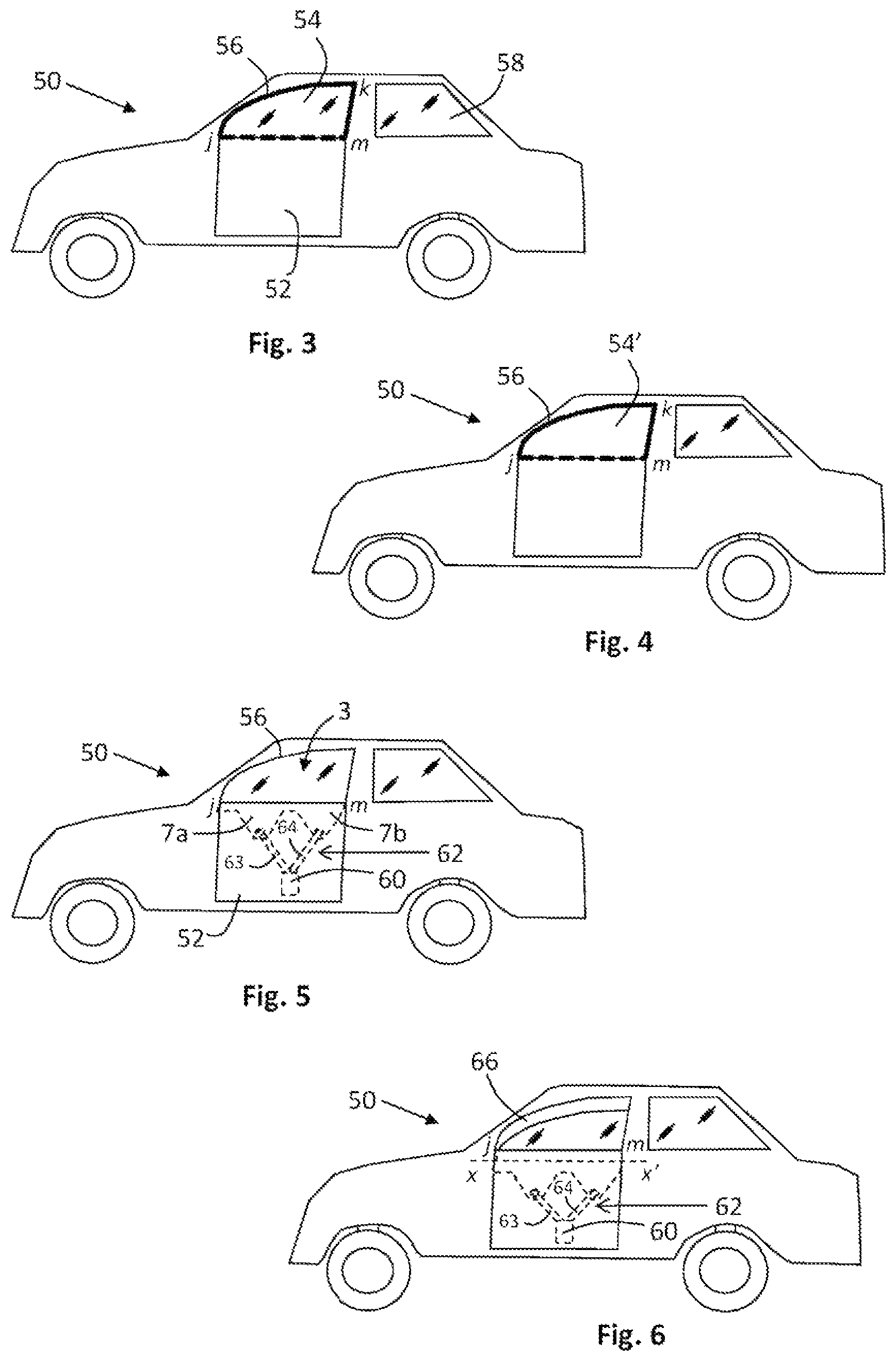 Patent US11772367 Figure 3 – Laminated glazing