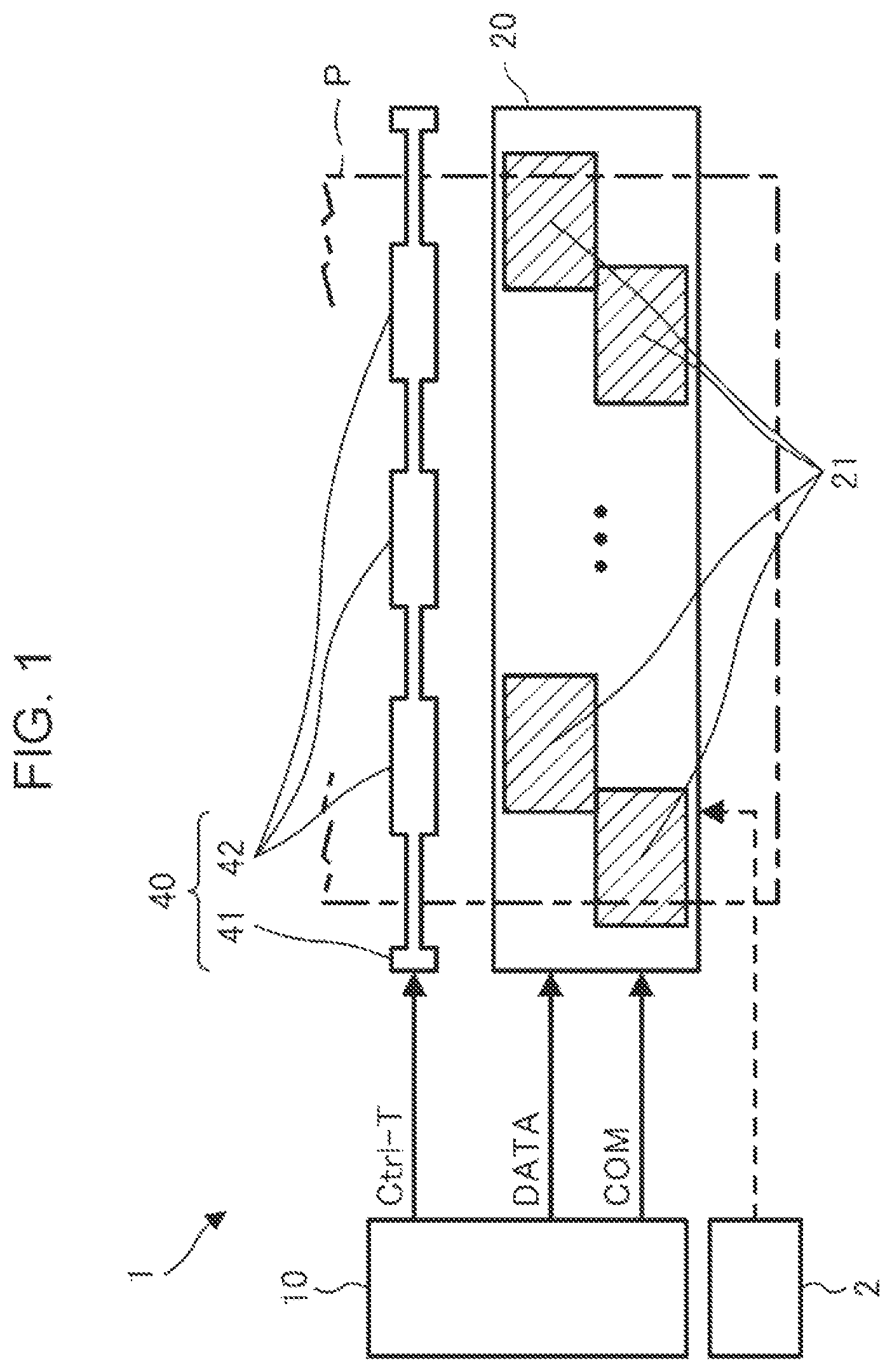 Patent US11772375 Figure 1 – Liquid ejecting apparatus, head driving circuit, and liquid ejecting head