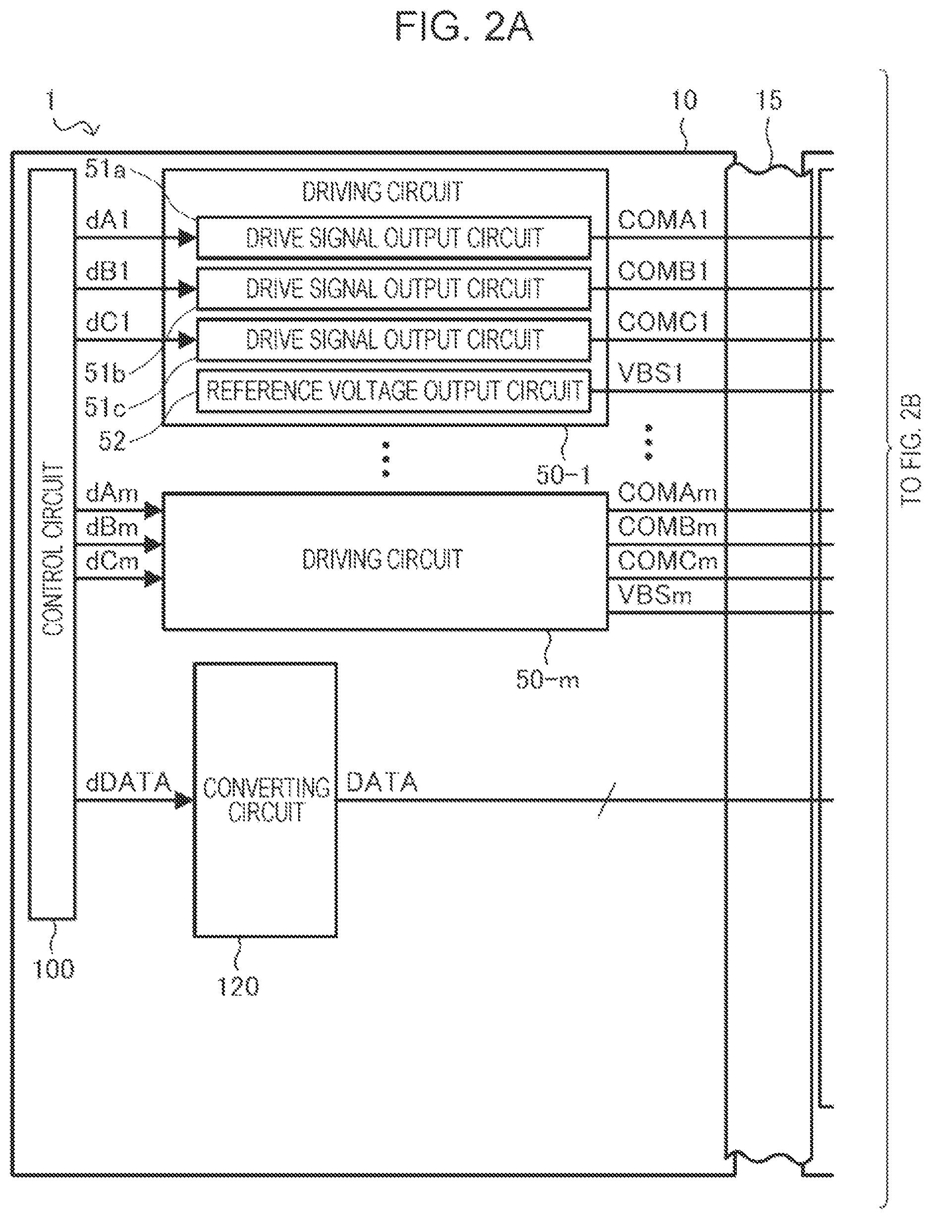 Patent US11772375 Figure 2 – Liquid ejecting apparatus, head driving circuit, and liquid ejecting head