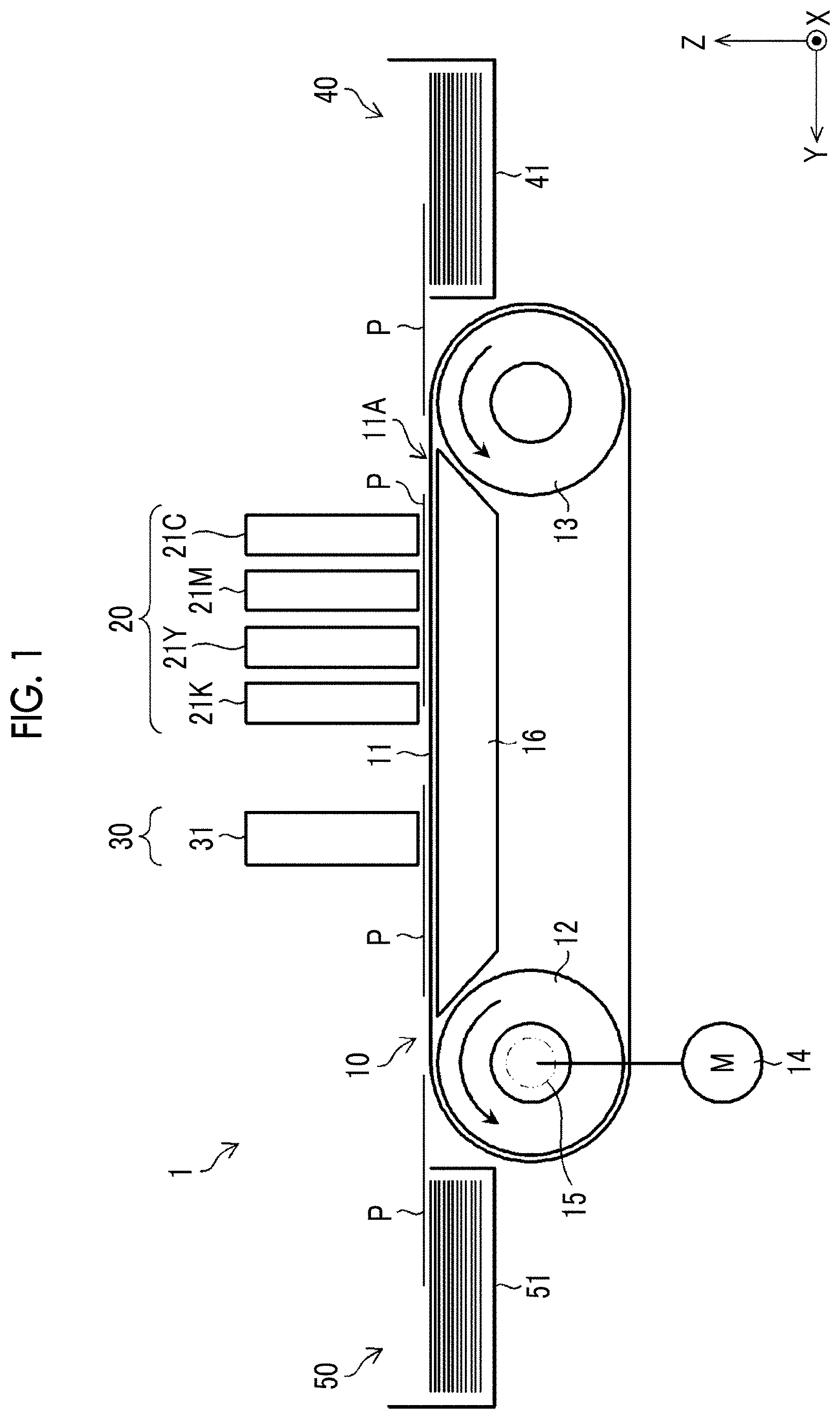Patent US11772377 Figure 1 – Head drive device, head device, printing device, and head drive method
