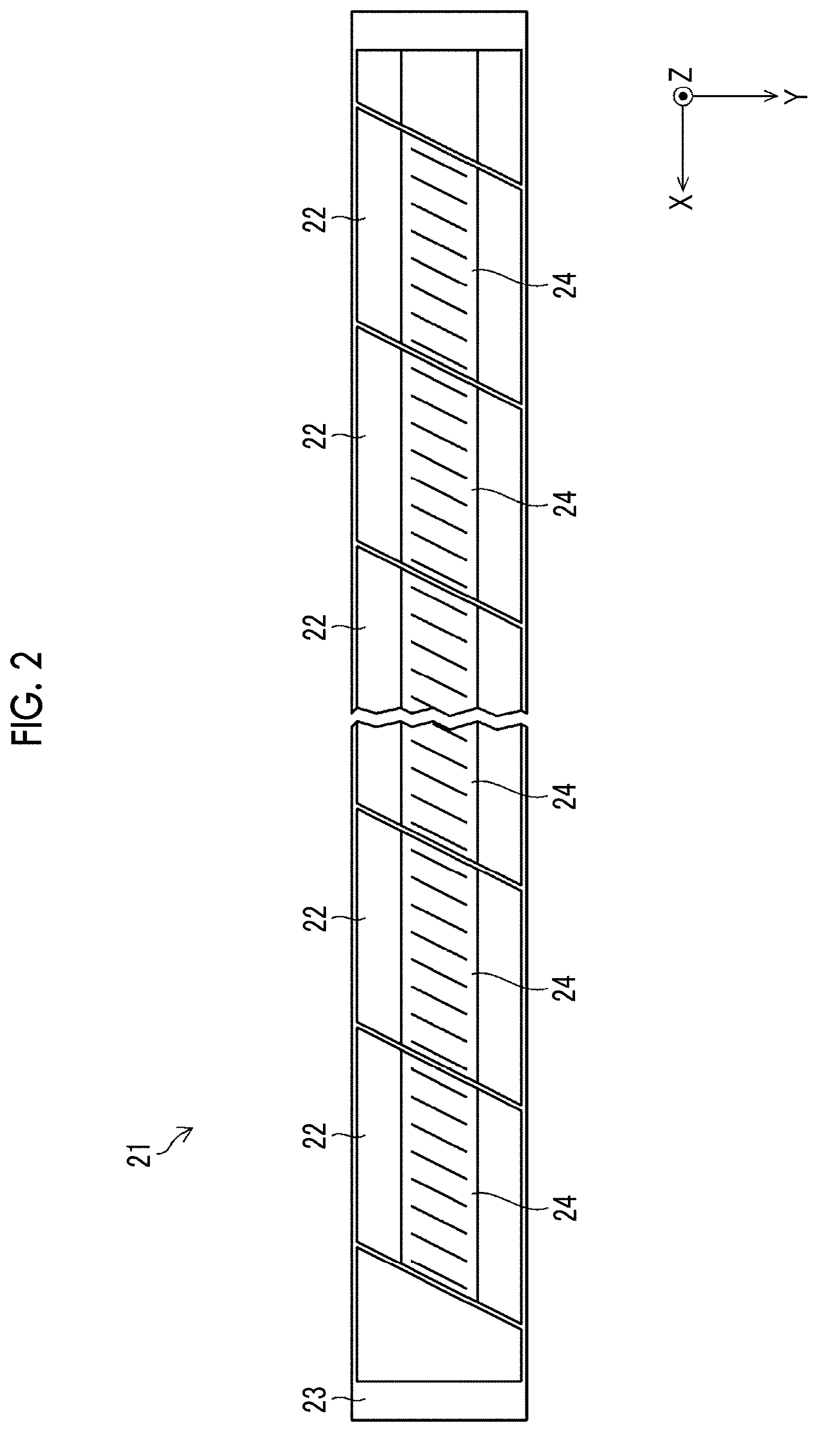 Patent US11772377 Figure 2 – Head drive device, head device, printing device, and head drive method