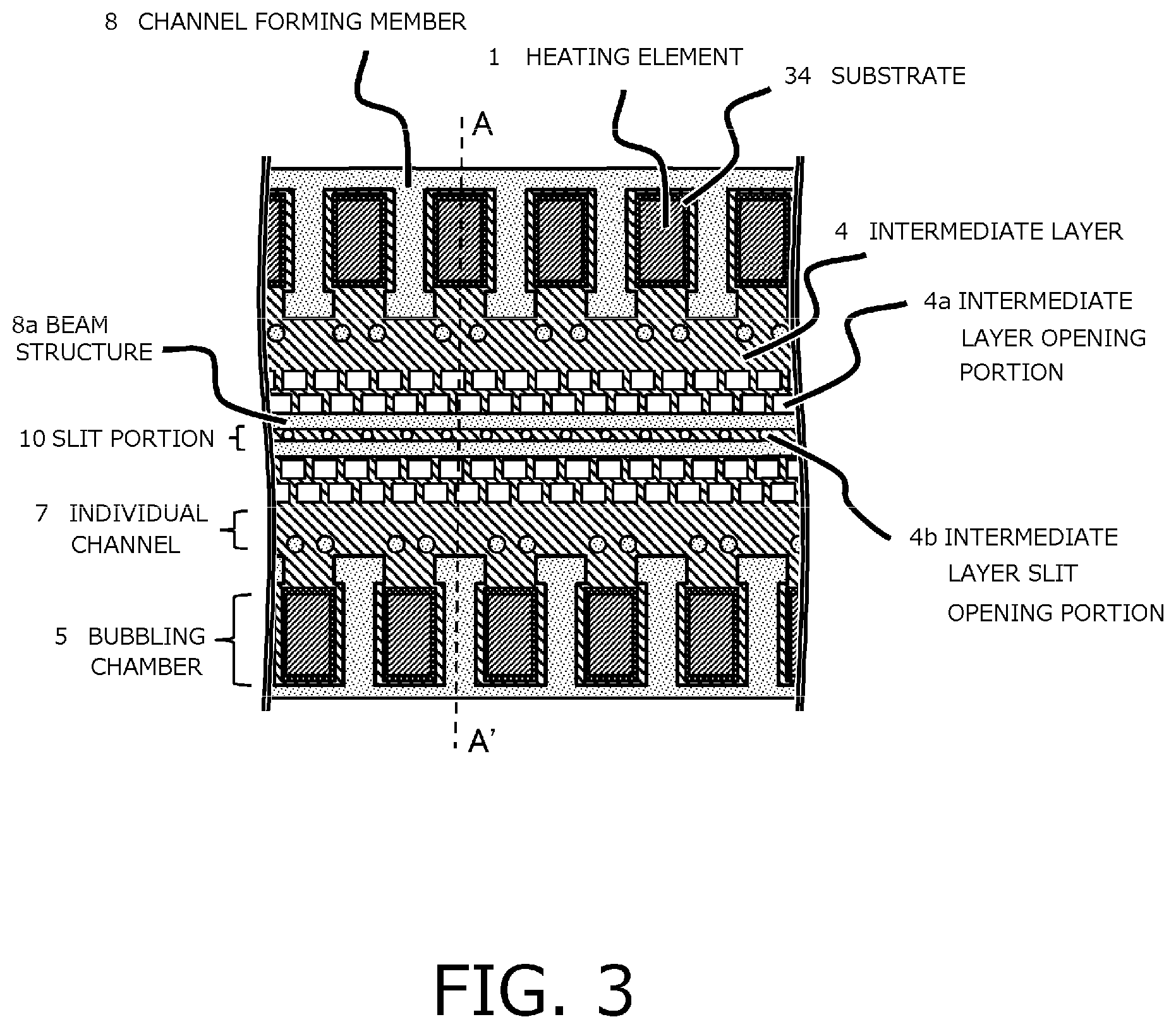 Patent US11772378 Figure 3 – Printing element and method for manufacturing same