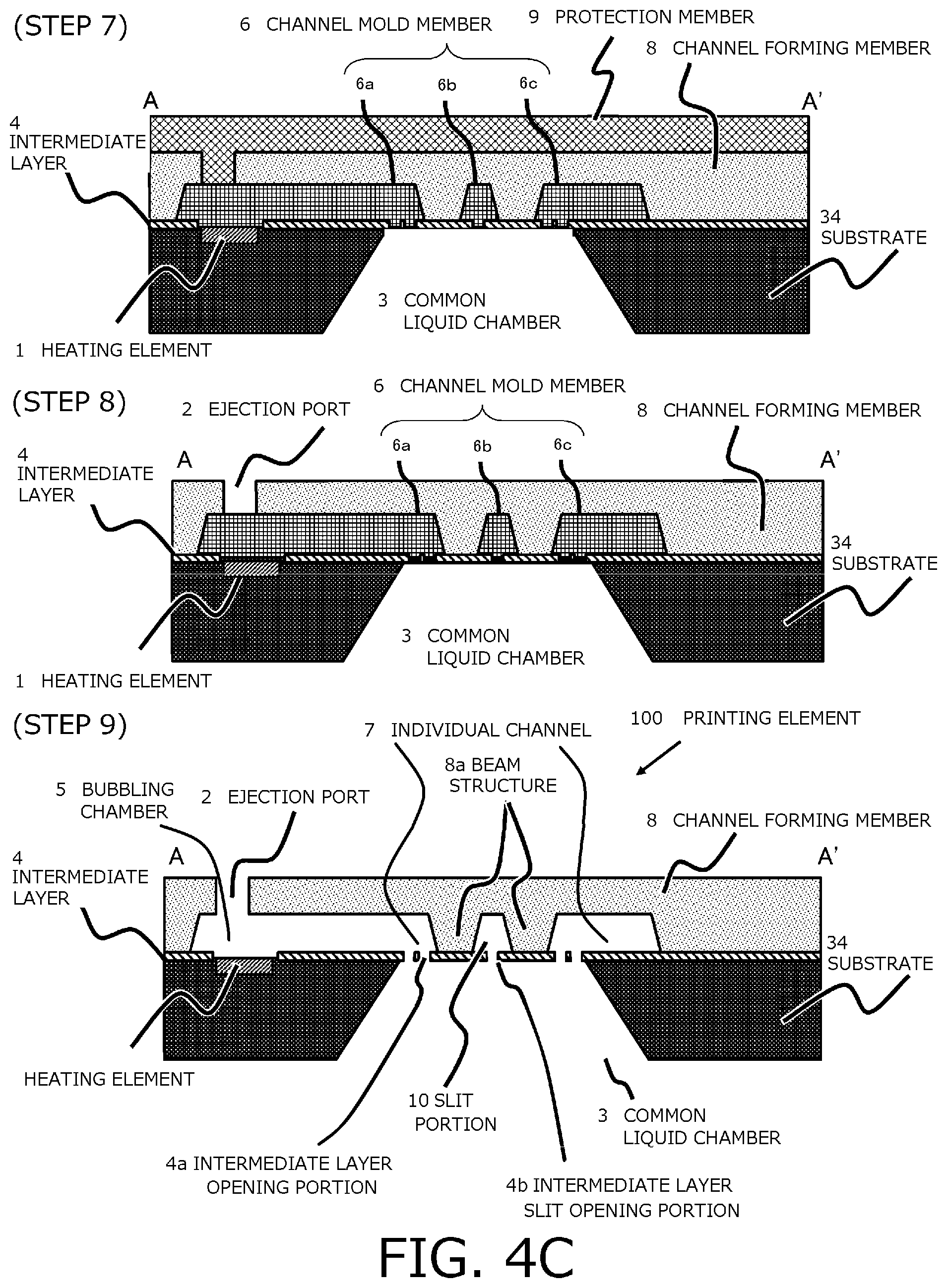 Patent US11772378 Figure 6 – Printing element and method for manufacturing same