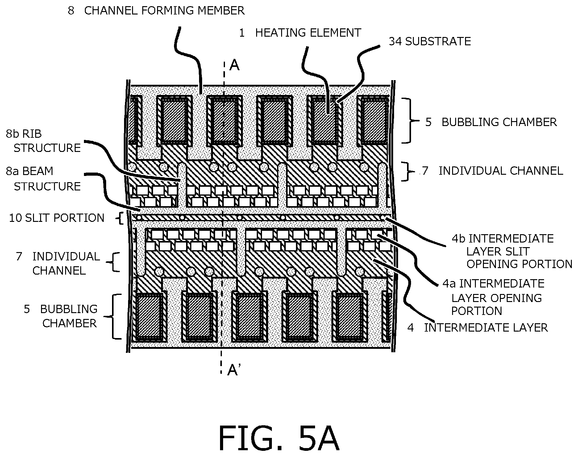 Patent US11772378 Figure 7 – Printing element and method for manufacturing same