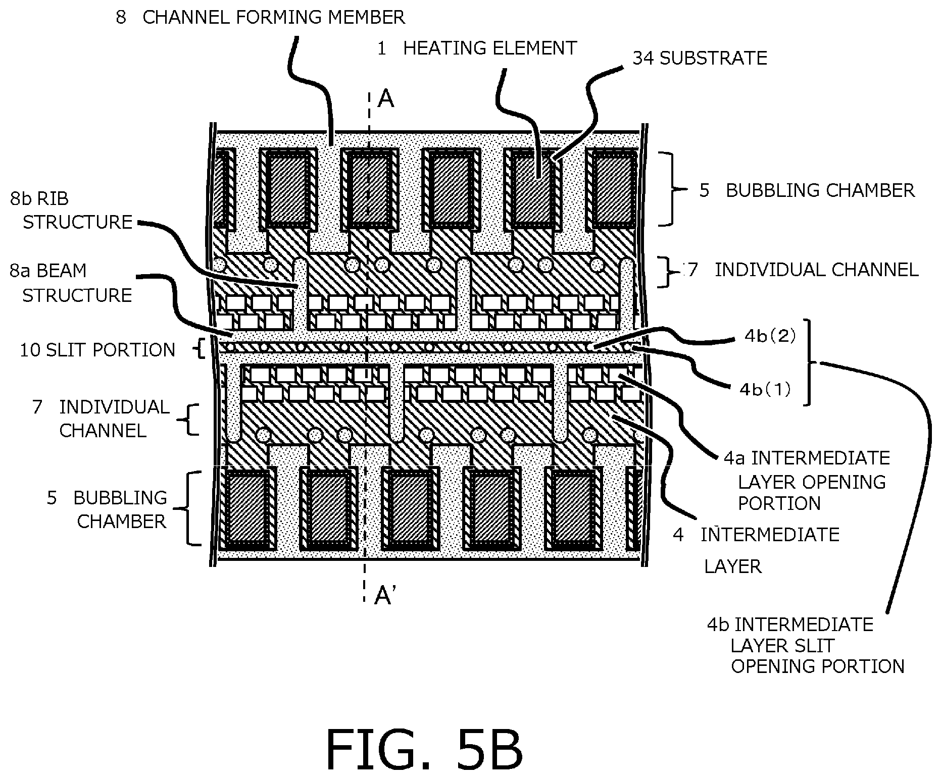 Patent US11772378 Figure 8 – Printing element and method for manufacturing same