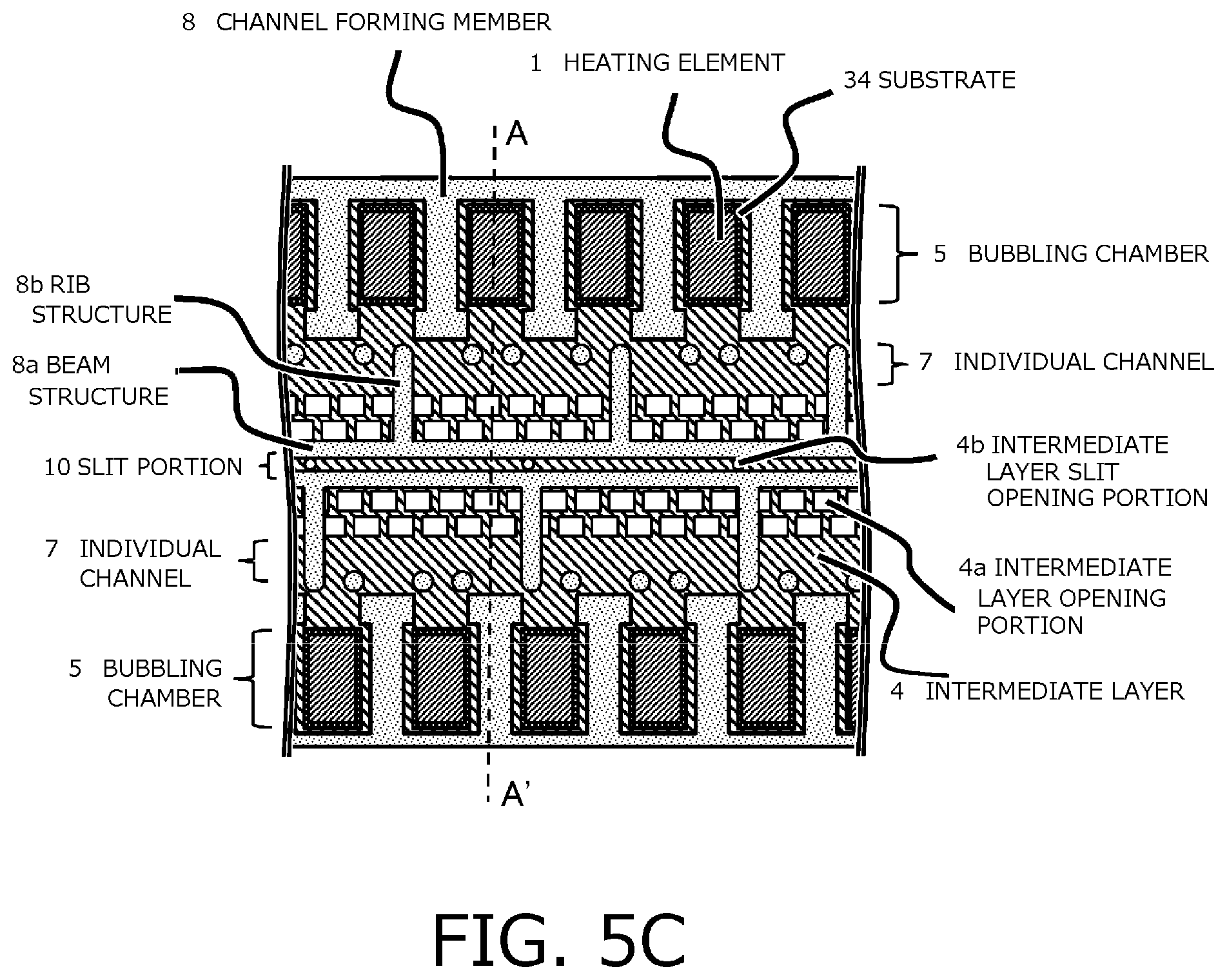 Patent US11772378 Figure 9 – Printing element and method for manufacturing same