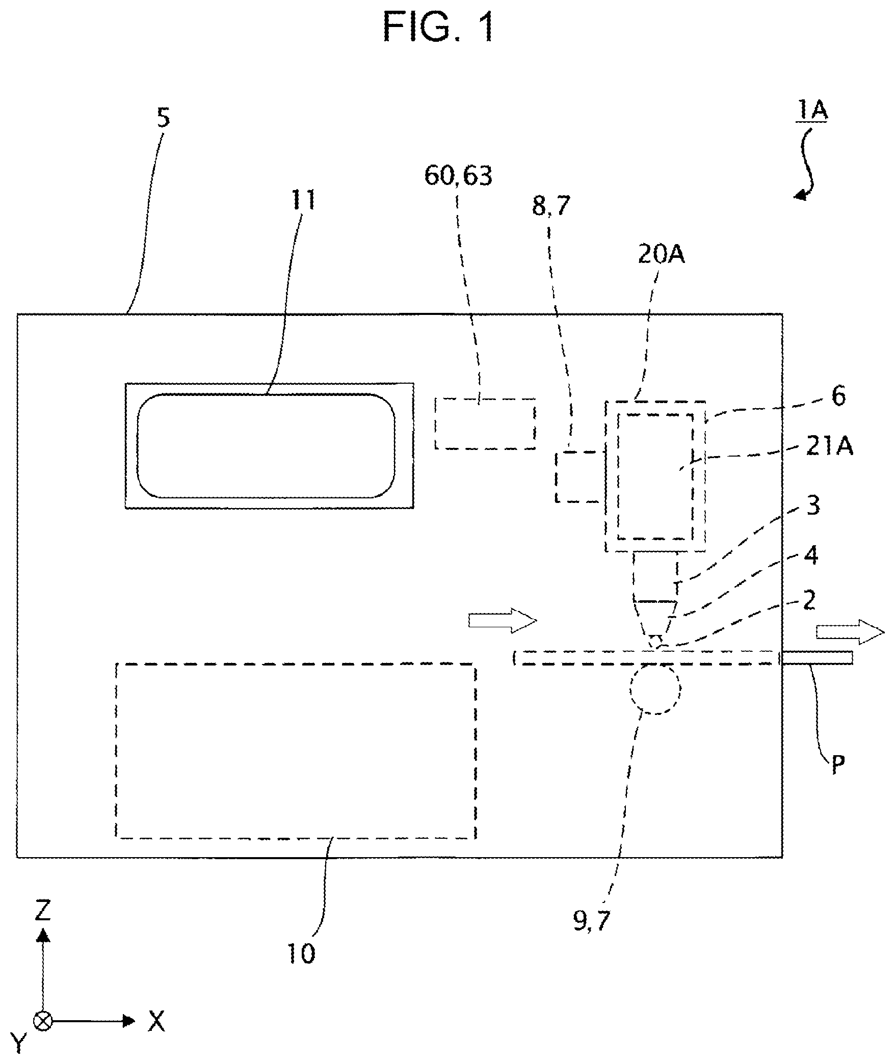 Patent US11772383 Figure 1 – Storage amount detection device and liquid discharge device