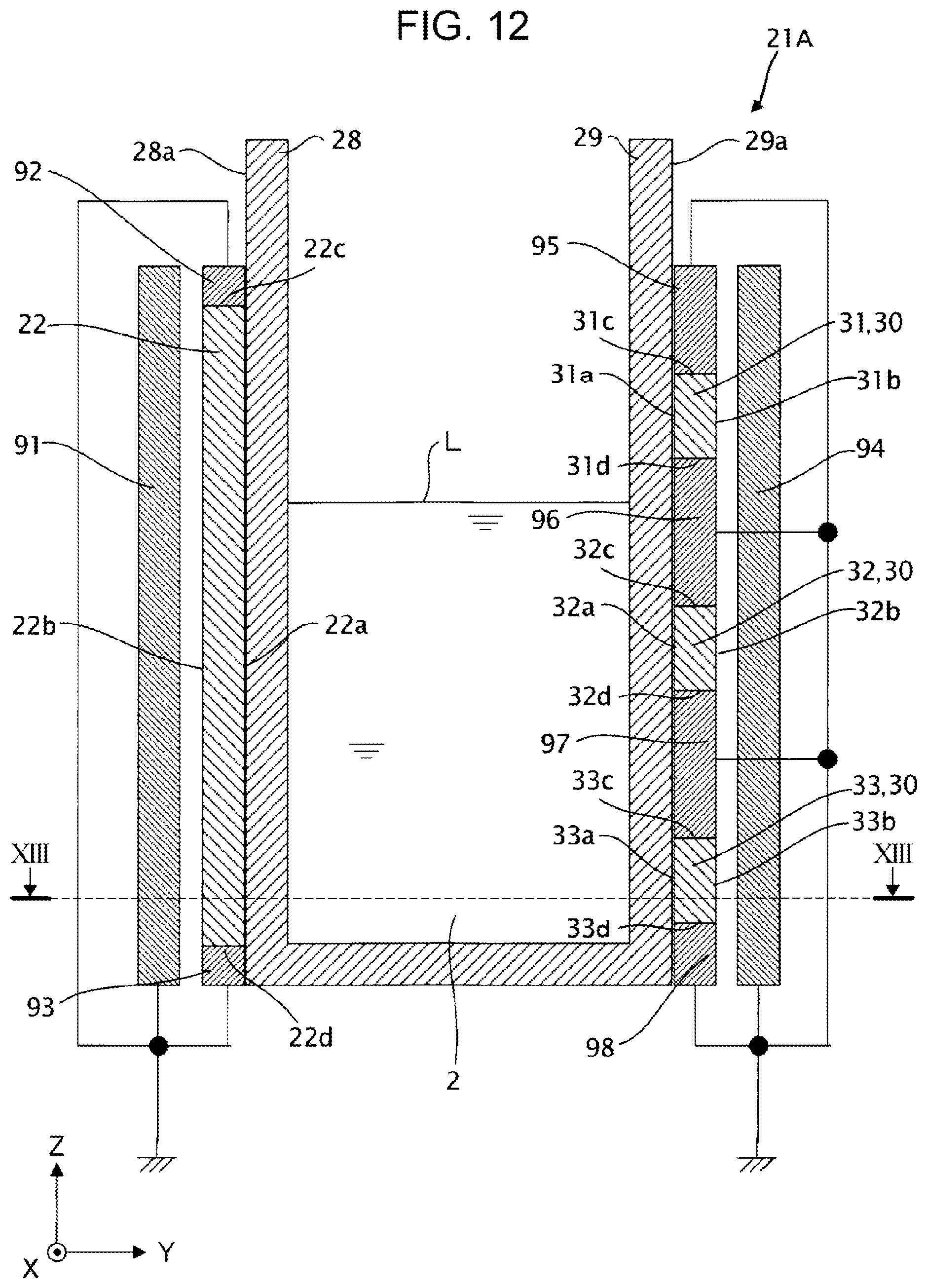 Patent US11772383 Figure 10 – Storage amount detection device and liquid discharge device