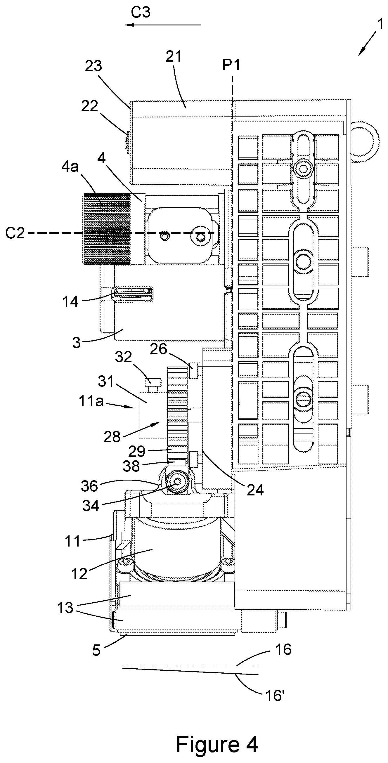 Patent US11772386 Figure 4 – Thermal transfer printer