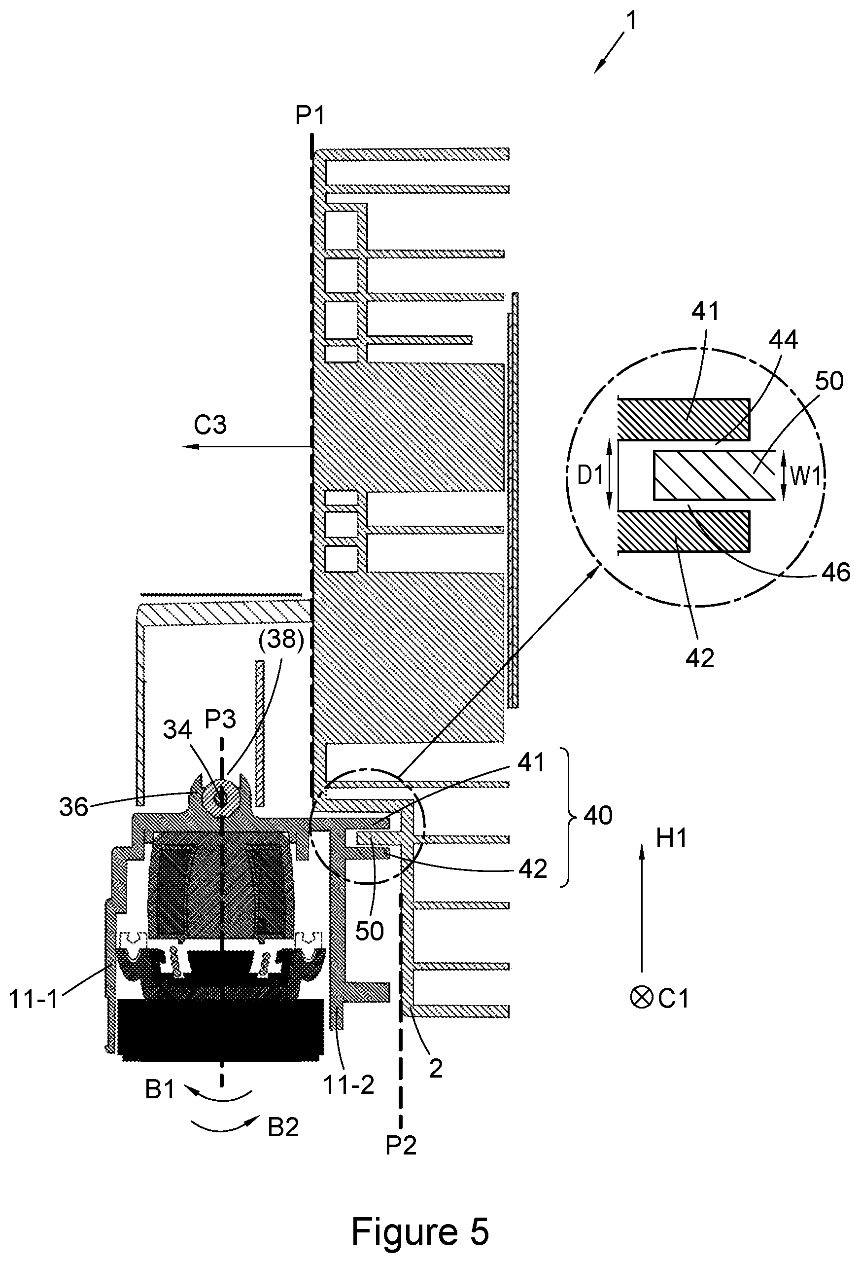 Patent US11772386 Figure 5 – Thermal transfer printer