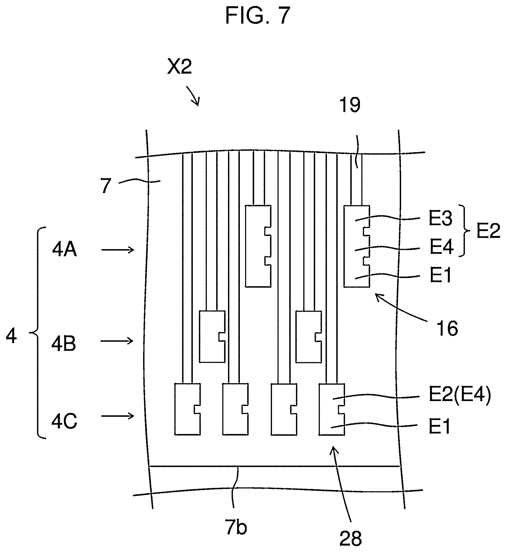 Patent US11772387 Figure 7 – Thermal head and thermal printer