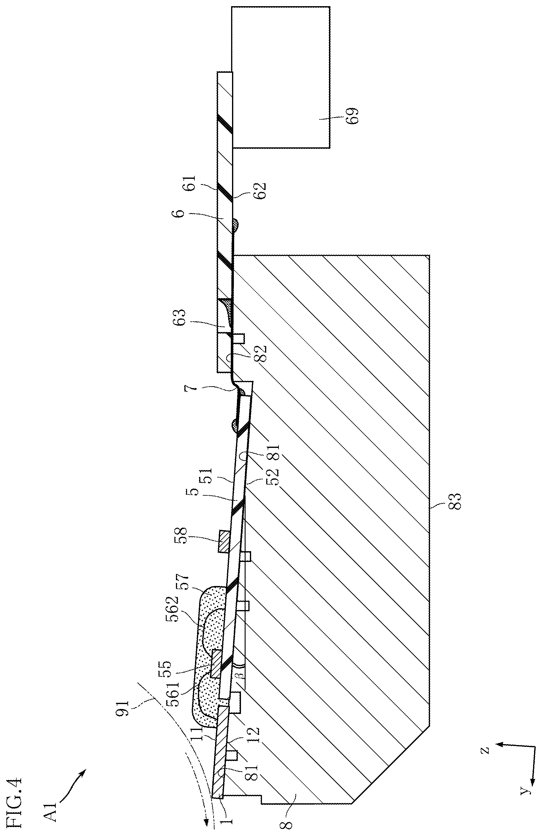 Patent US11772388 Figure 4 – Thermal print head