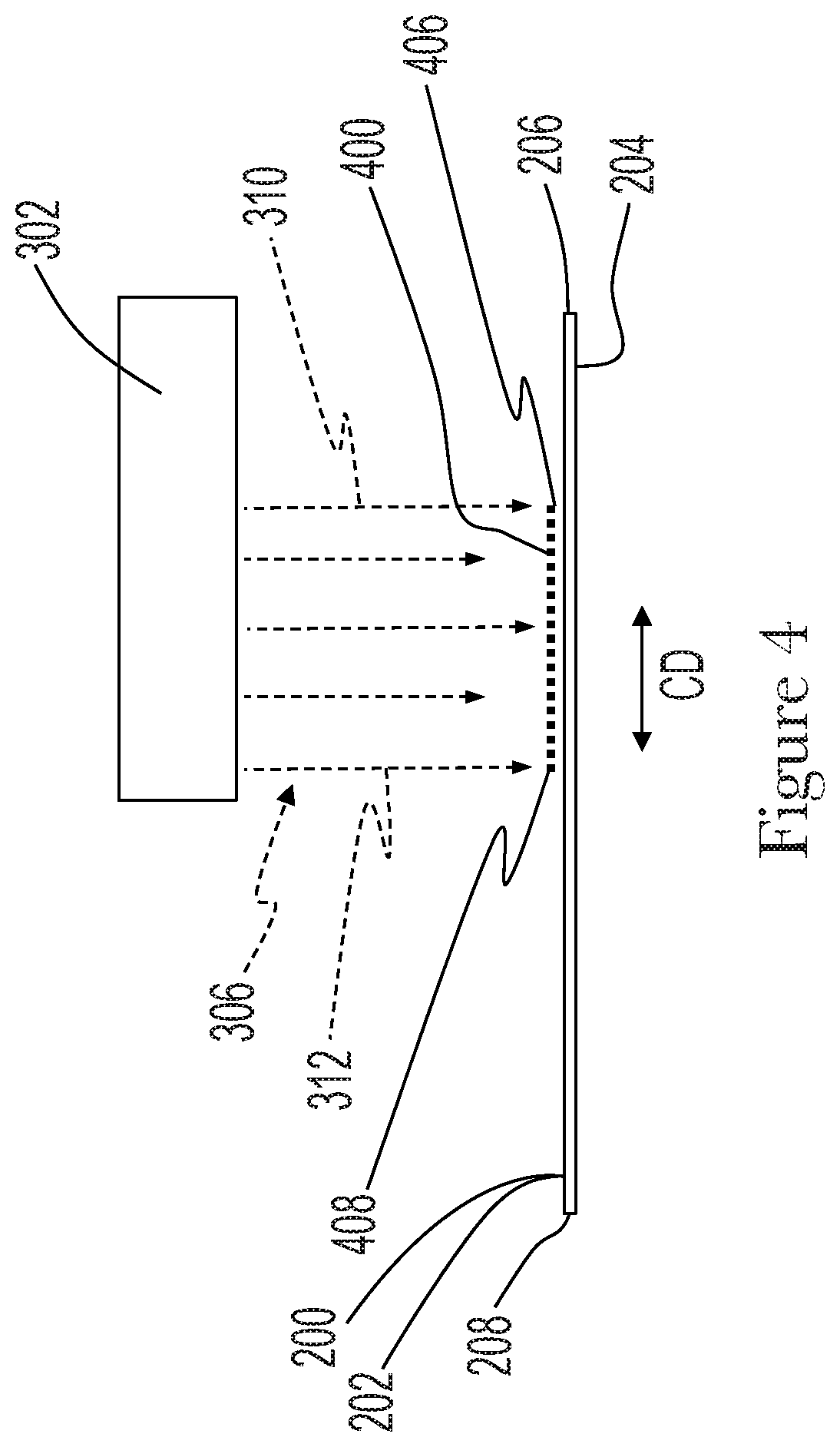 Patent US11772390 Figure 4 – Method and apparatus for inkjet printing absorbent article components