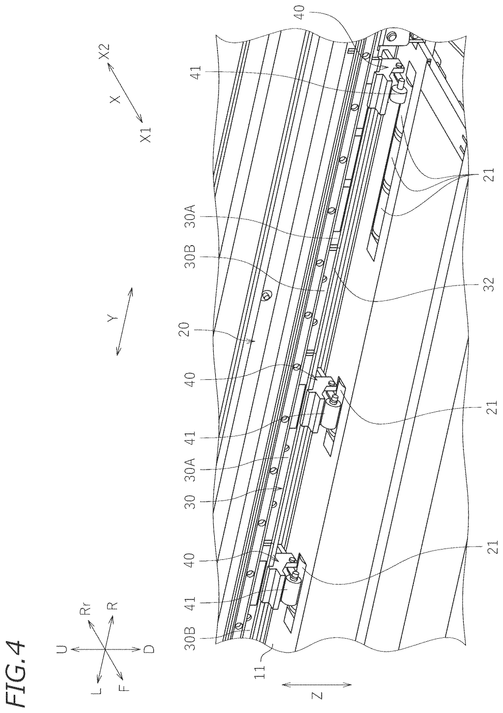 Patent US11772393 Figure 3 – Printer and cutting device with actuated pinch rollers
