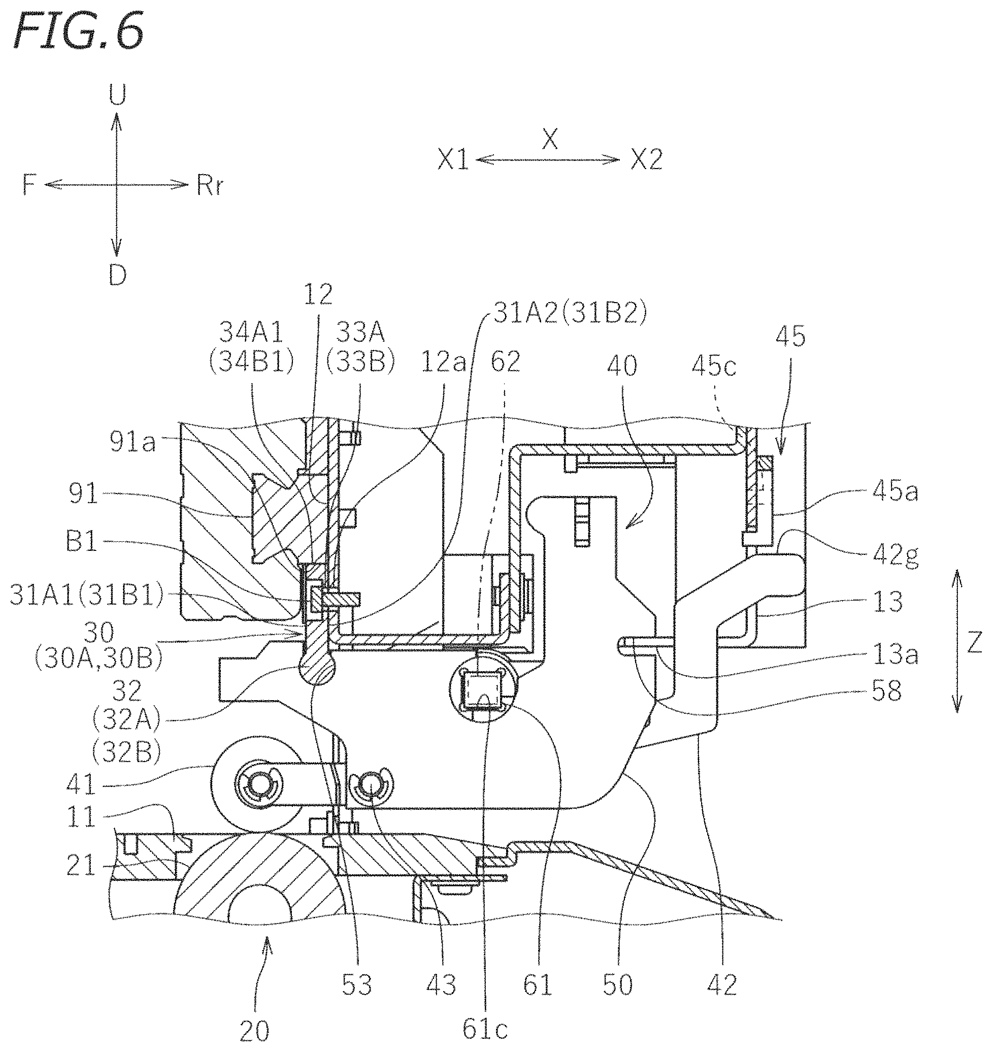 Patent US11772393 Figure 5 – Printer and cutting device with actuated pinch rollers