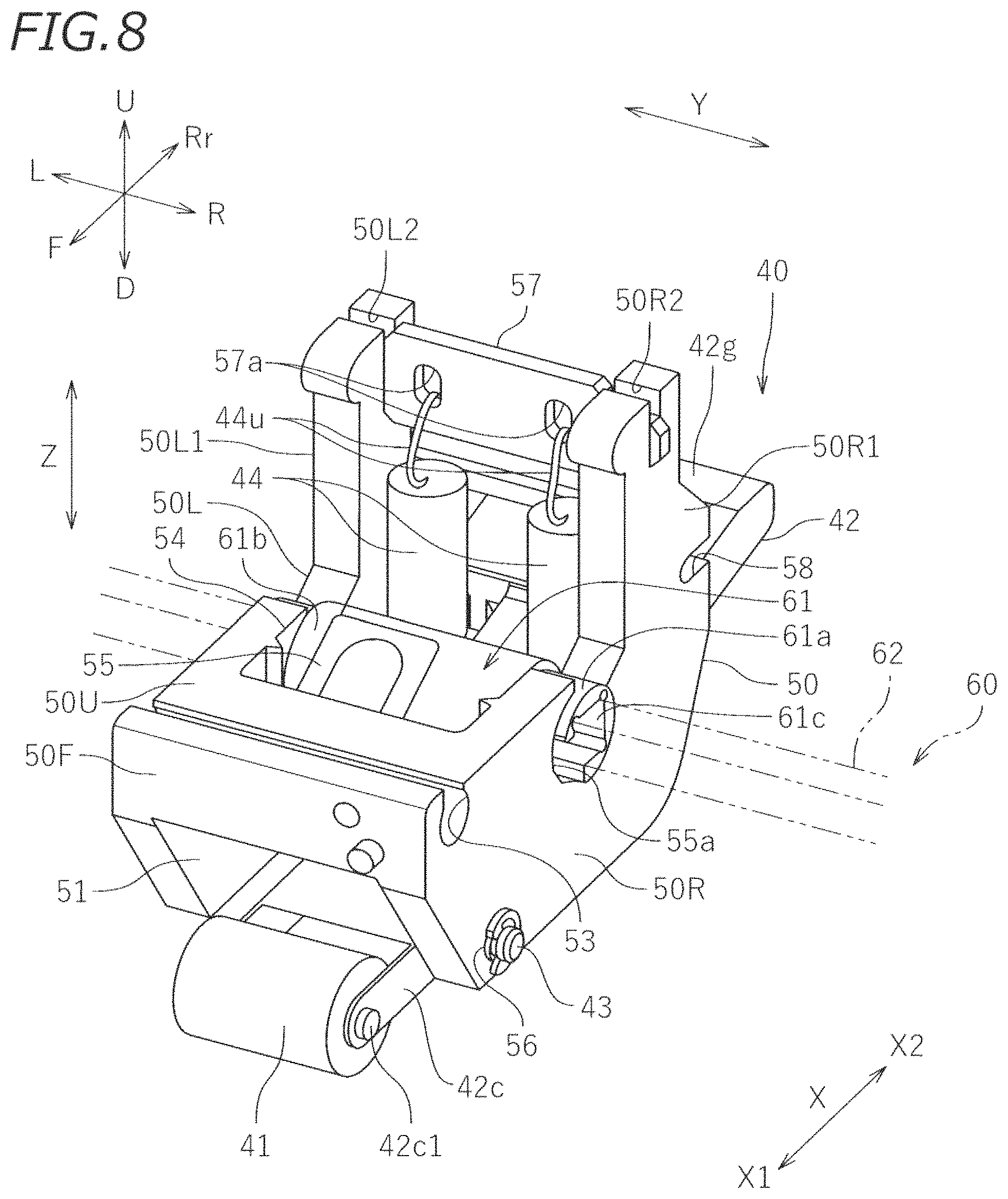 Patent US11772393 Figure 7 – Printer and cutting device with actuated pinch rollers