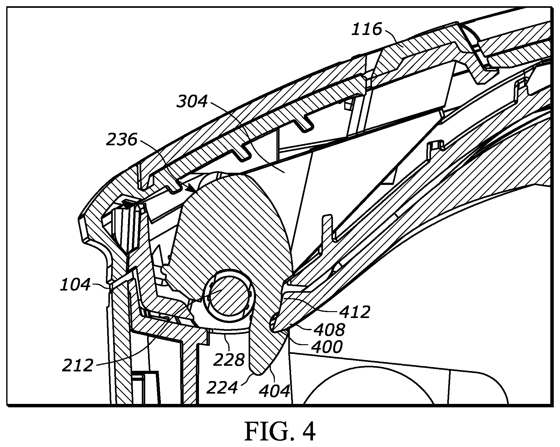 Patent US11772395 Figure 4 – Lid subsystem for media processing devices
