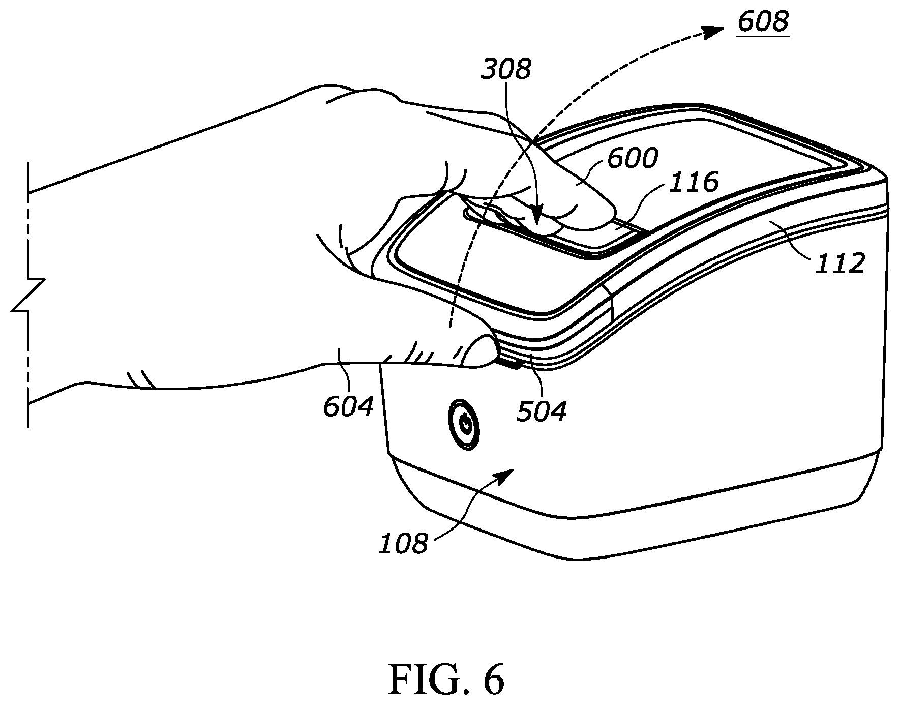 Patent US11772395 Figure 6 – Lid subsystem for media processing devices