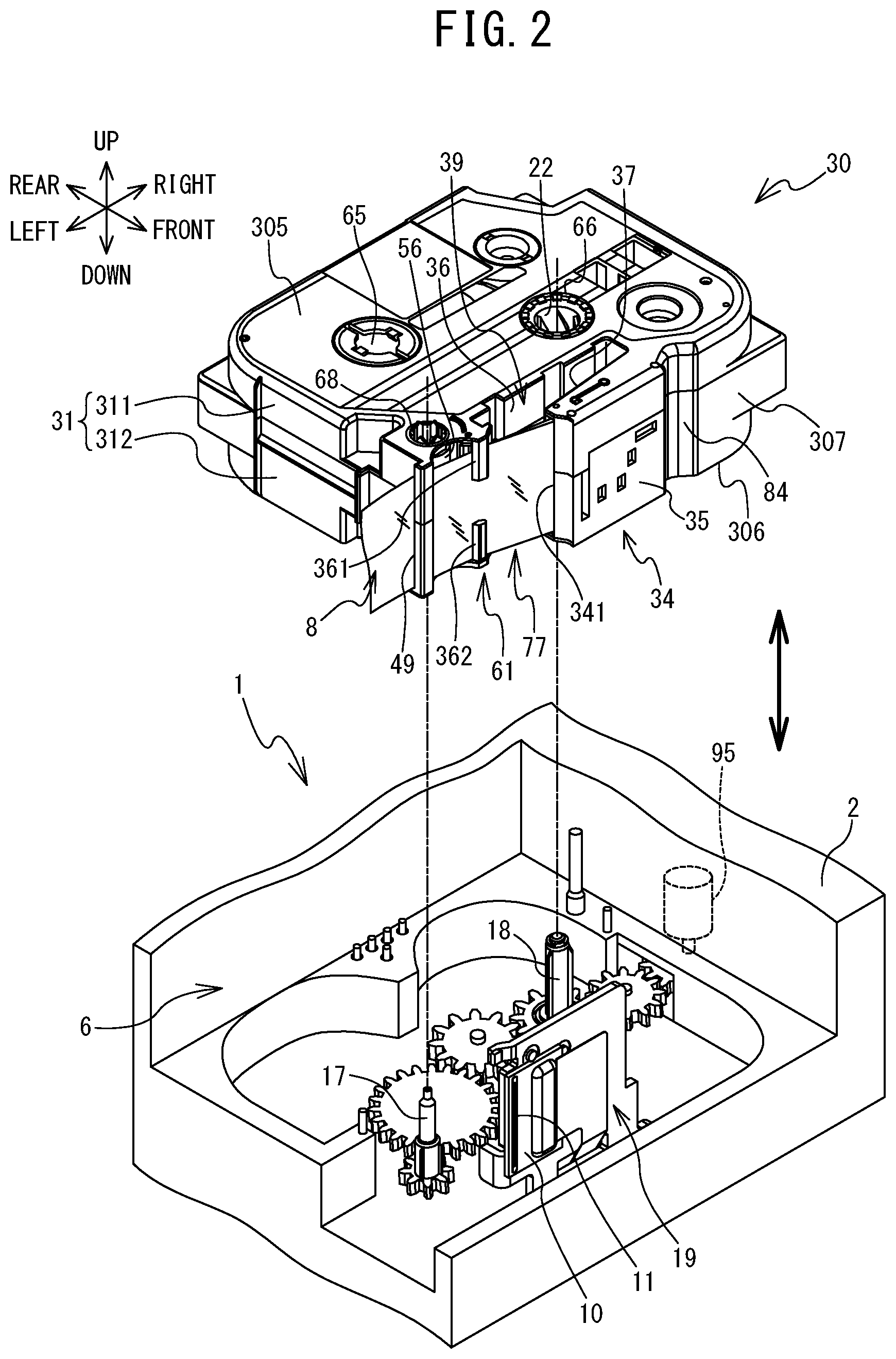 Patent US11772397 Figure 2 – Tape cassette