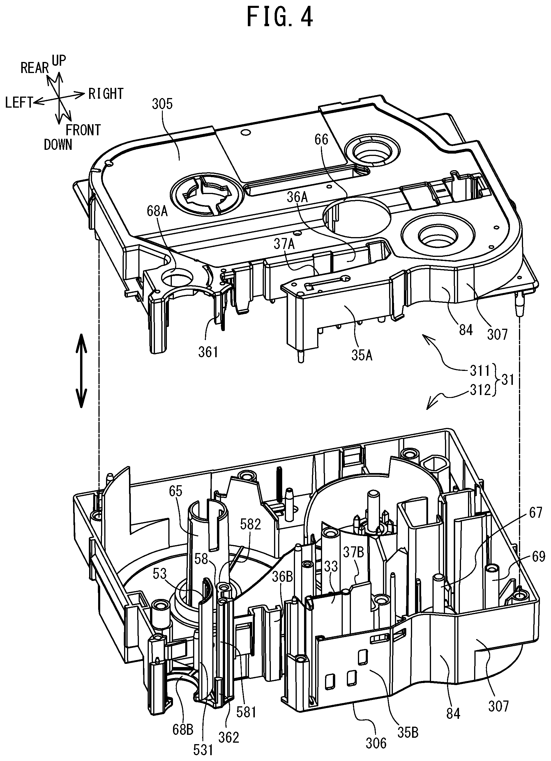 Patent US11772397 Figure 4 – Tape cassette
