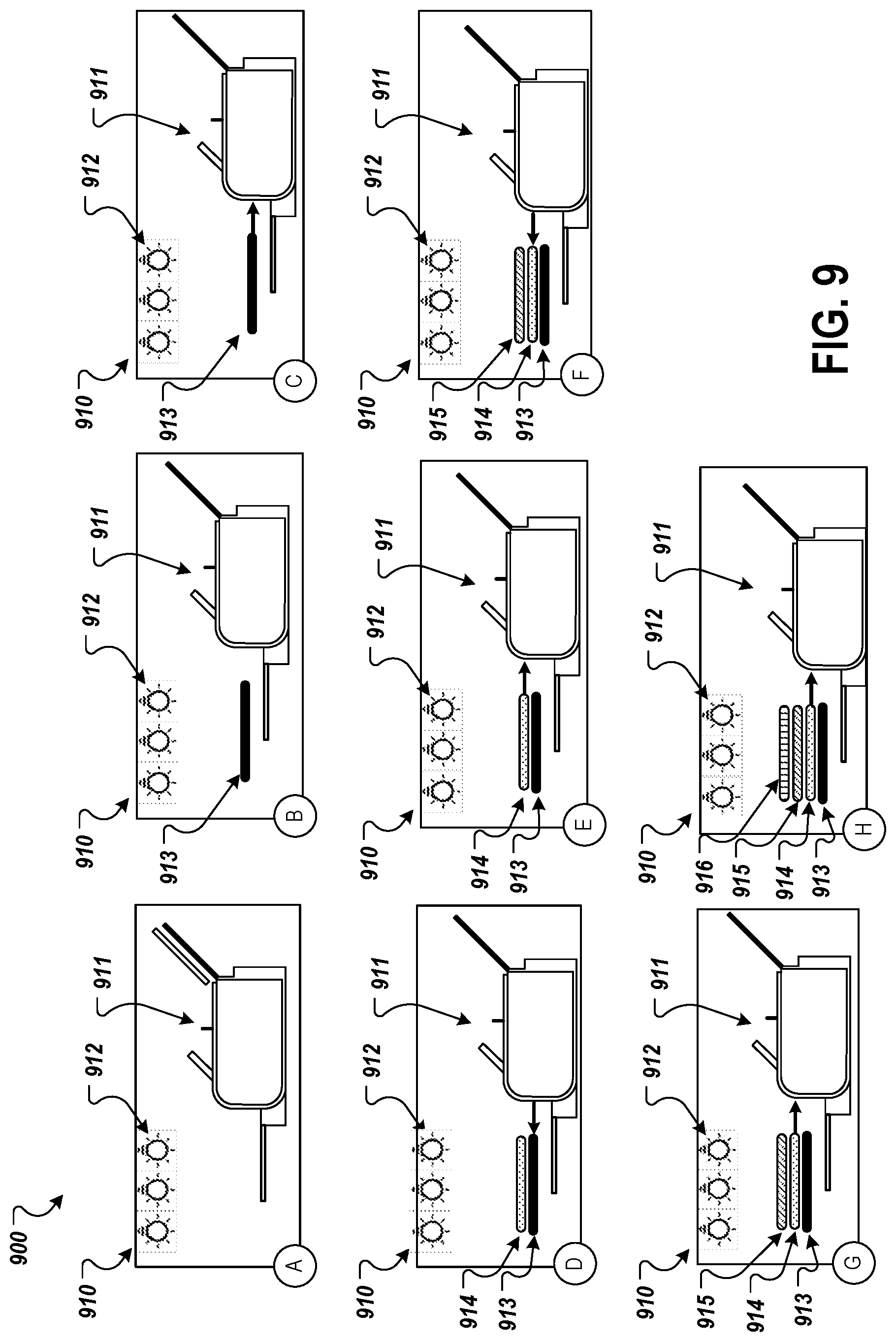 Patent US11772399 Figure 7 – Creating morphing objects by inkjet printing thermoresponsive hydrogels