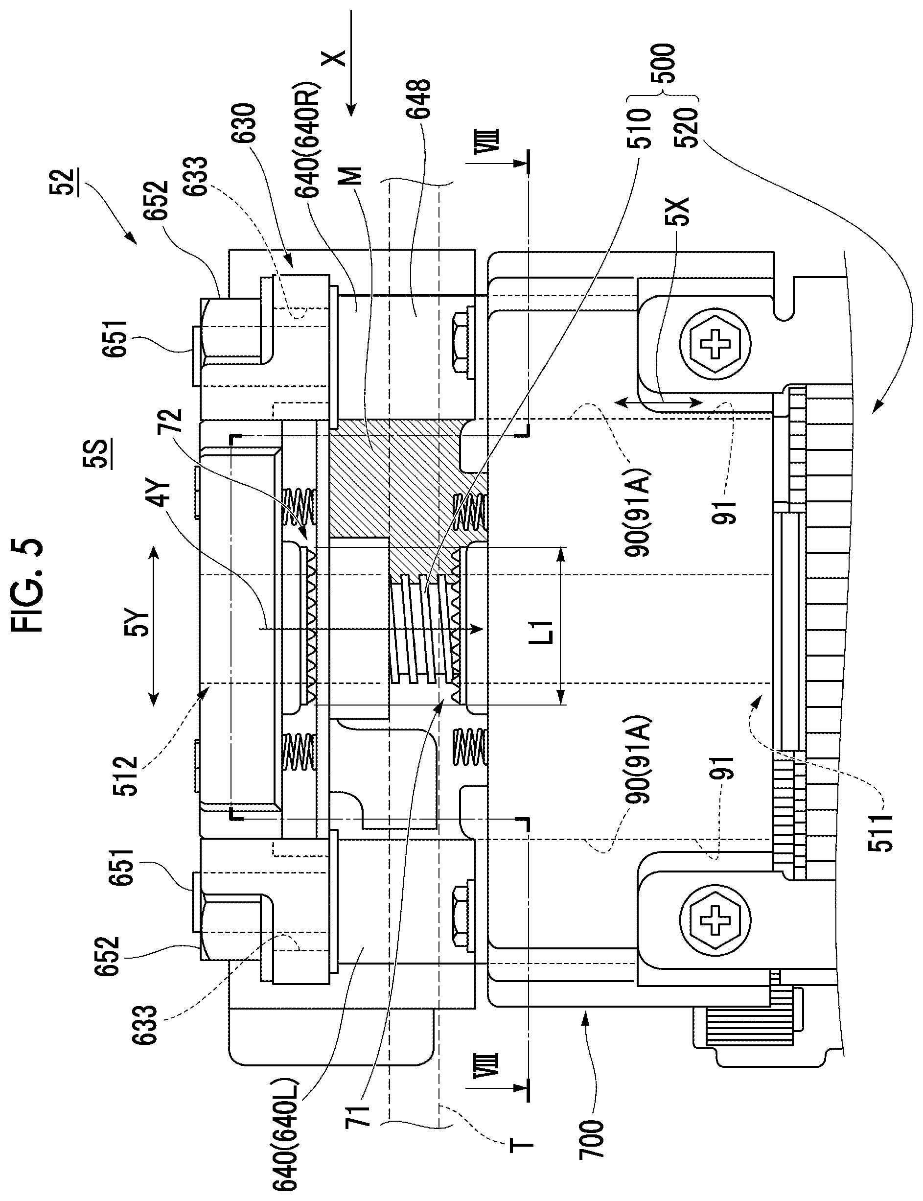 Patent US11772405 Figure 5 – Recording medium processing apparatus and image forming system