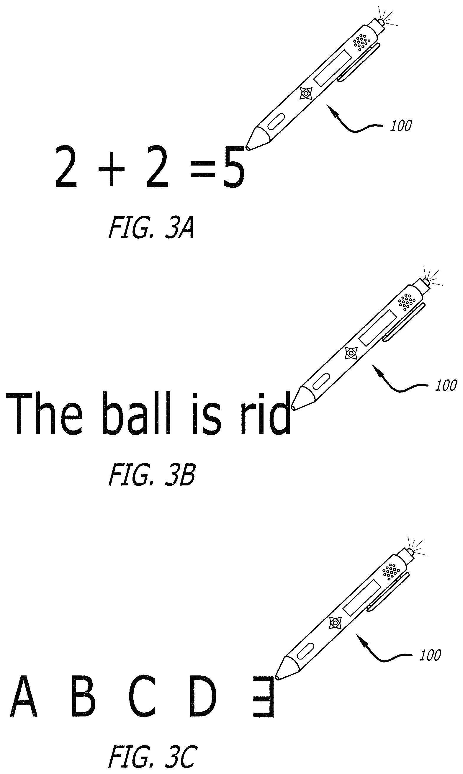 Patent US11772409 Figure 2 – Digital pen with enhanced educational and therapeutic feedback