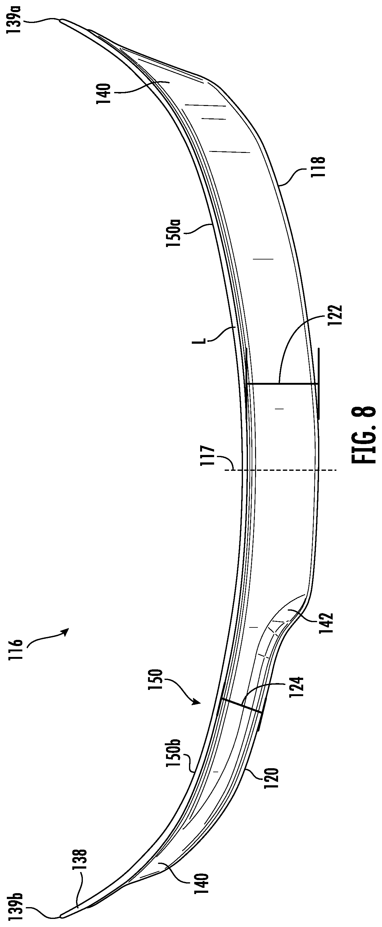 Patent US11772417 Figure 8 – Paddle tire