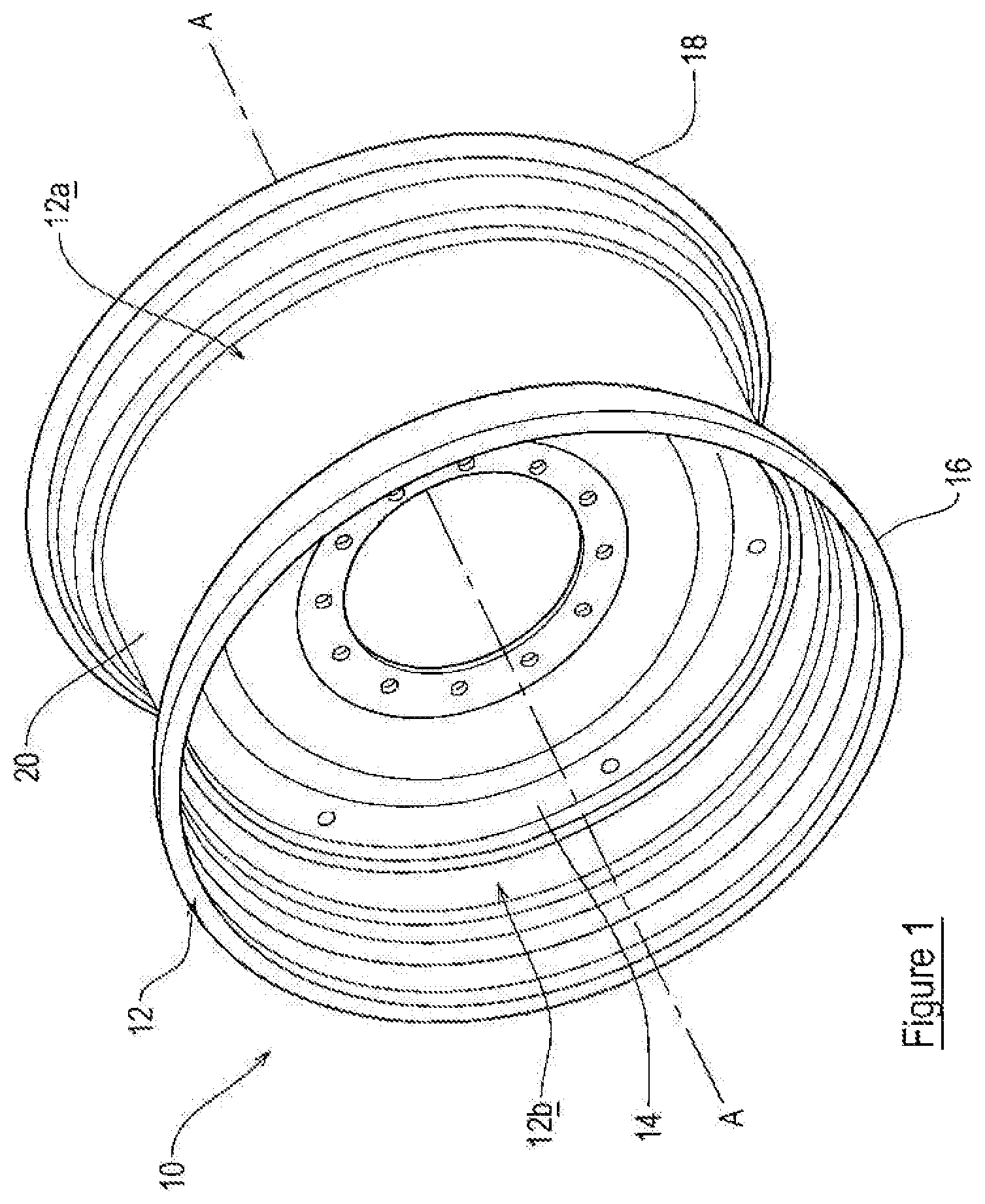 Patent US11772418 — Wheel — Figure 1
