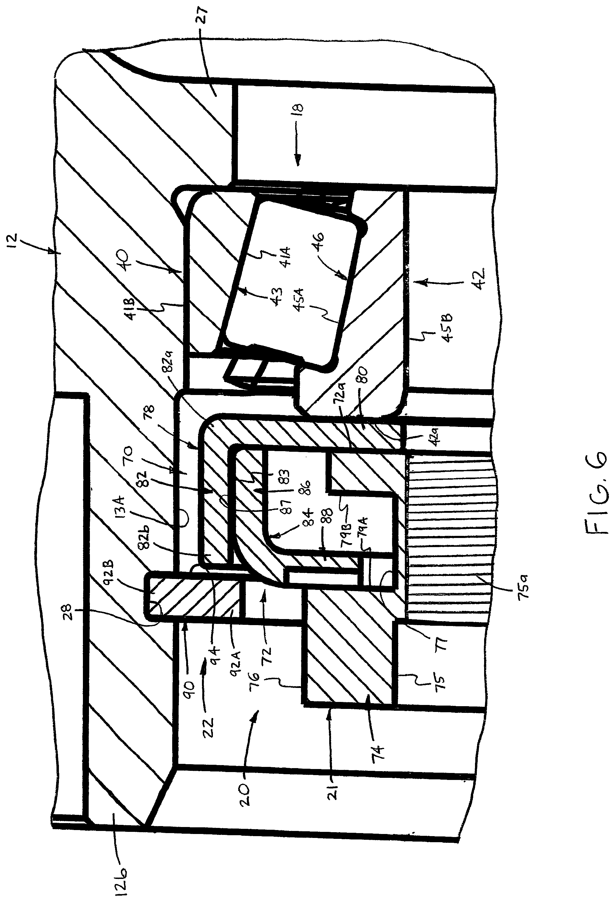 Patent US11772419 Figure 6 – Unitized wheel end assembly