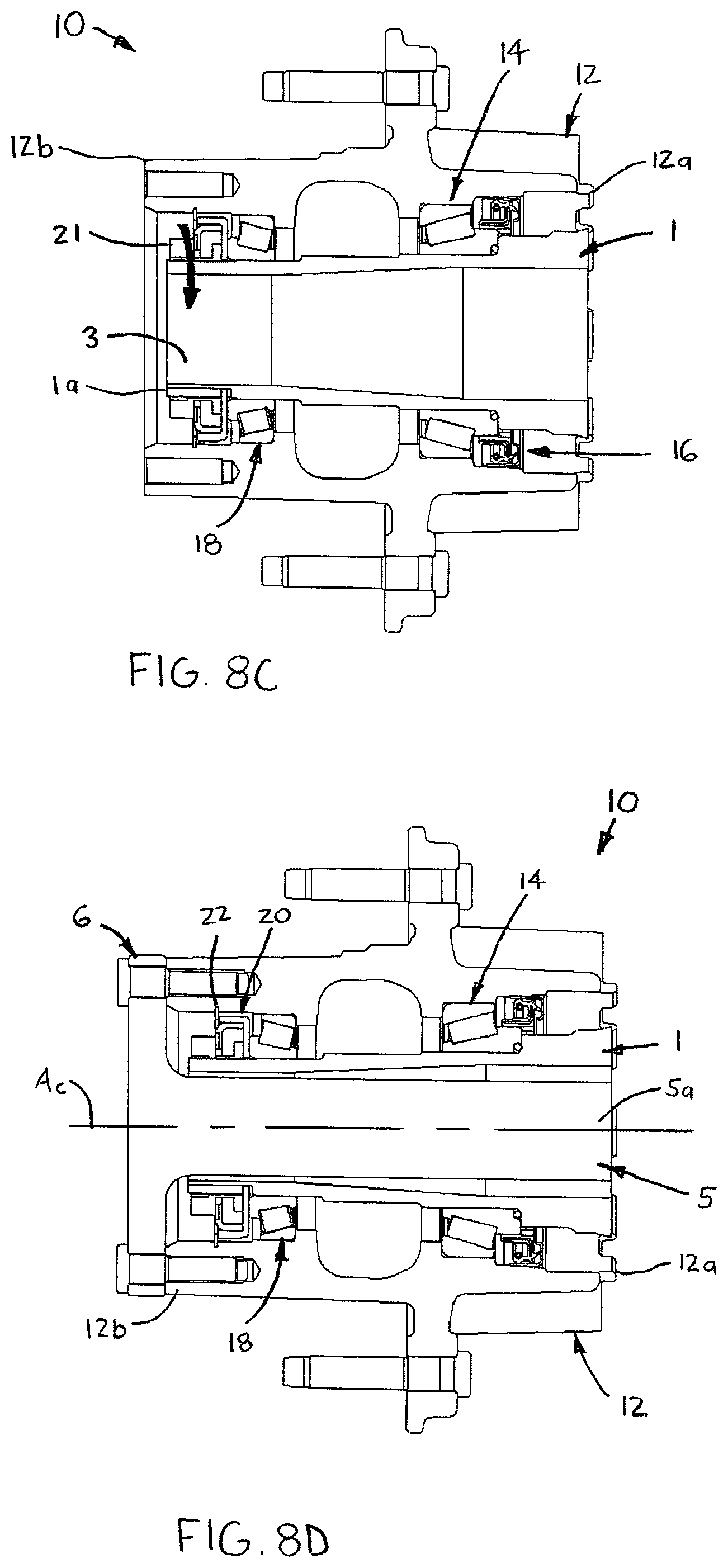 Patent US11772419 Figure 9 – Unitized wheel end assembly