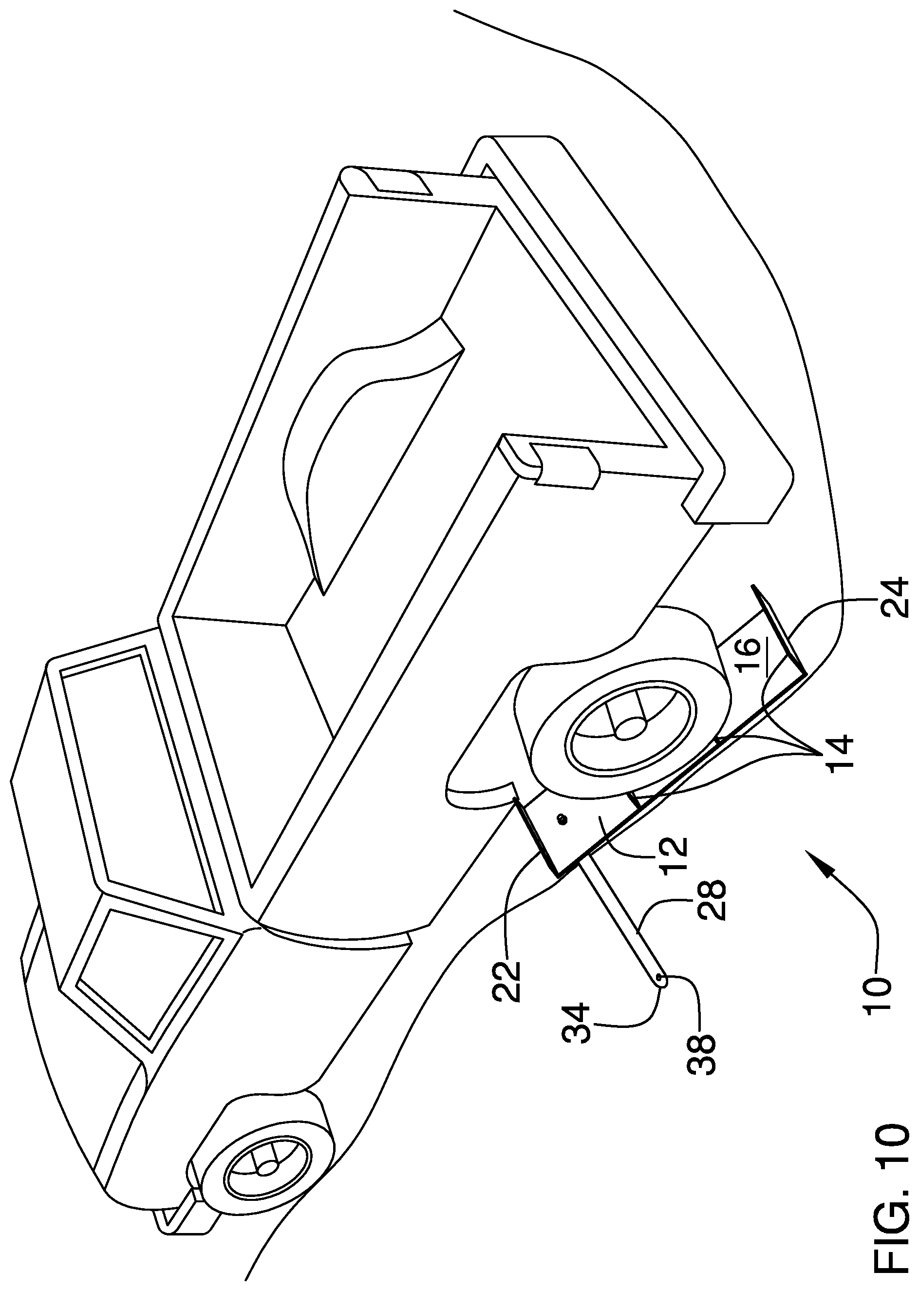 Patent US11772421 Figure 7 – Vehicle wheel traction assembly