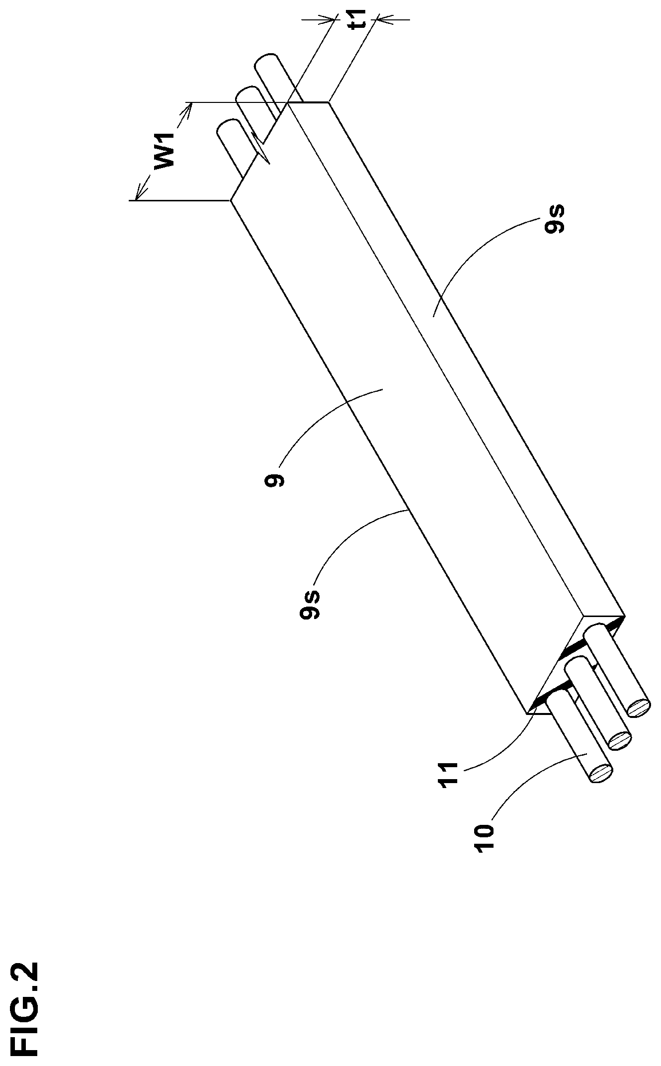 Patent US11772425 Figure 2 – Pneumatic tire